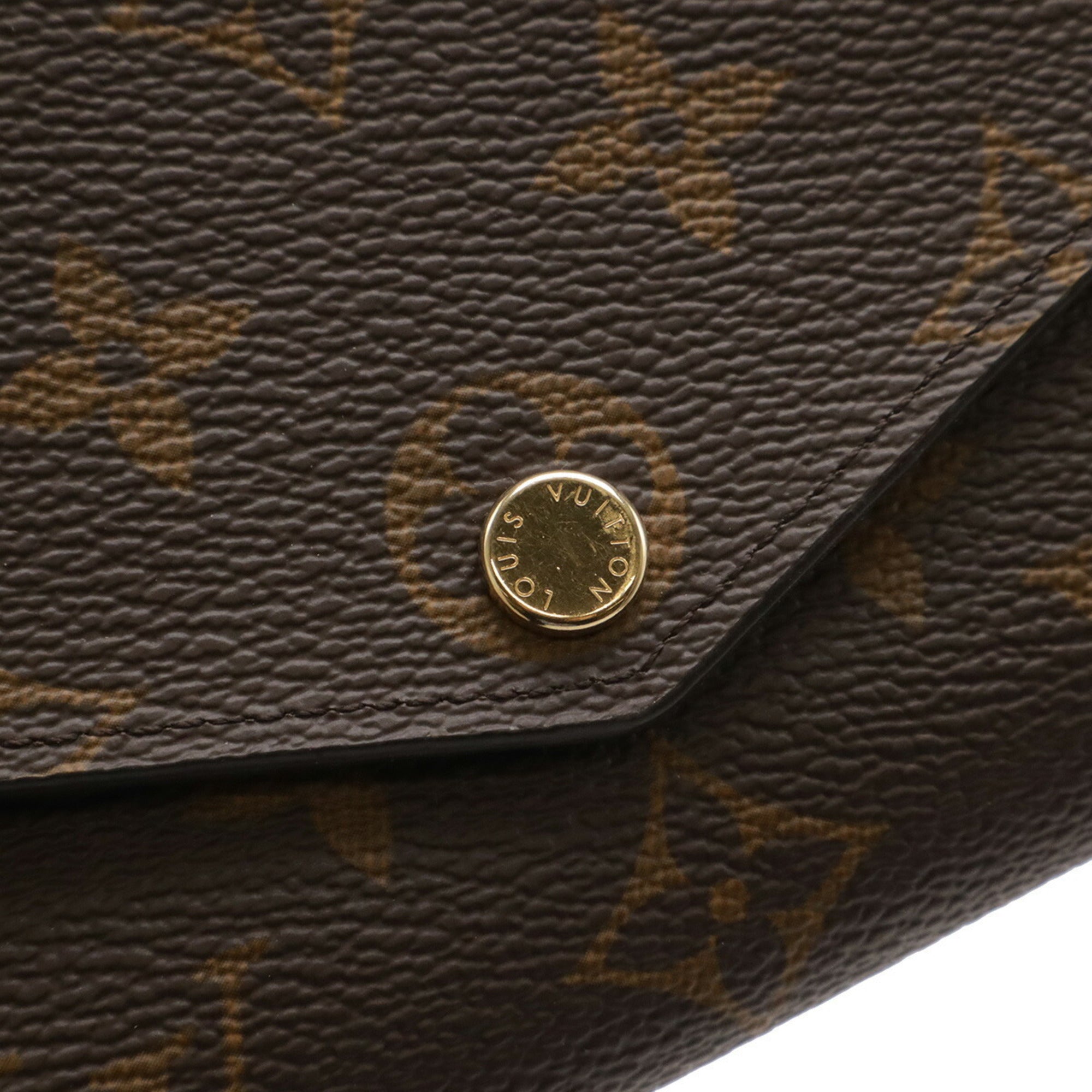 Louis Vuitton Brown Monogram Pvc Long Wallet (Bi-Fold) (Pre-Owned)