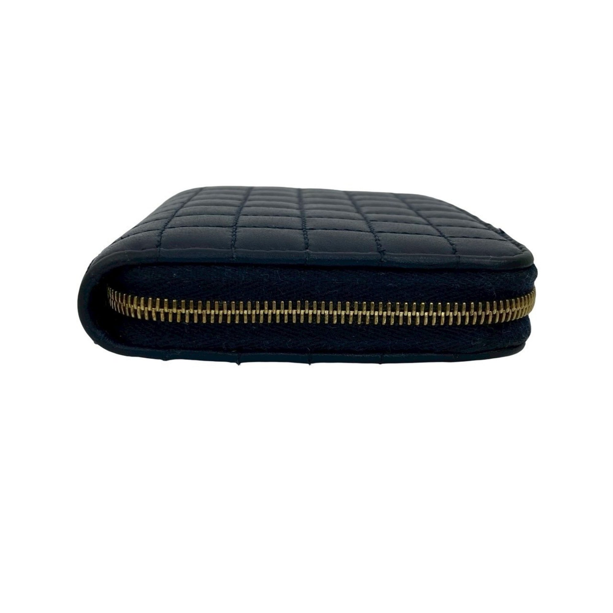 Celine Navy Leather Wallet (Bi-Fold) (Pre-Owned)