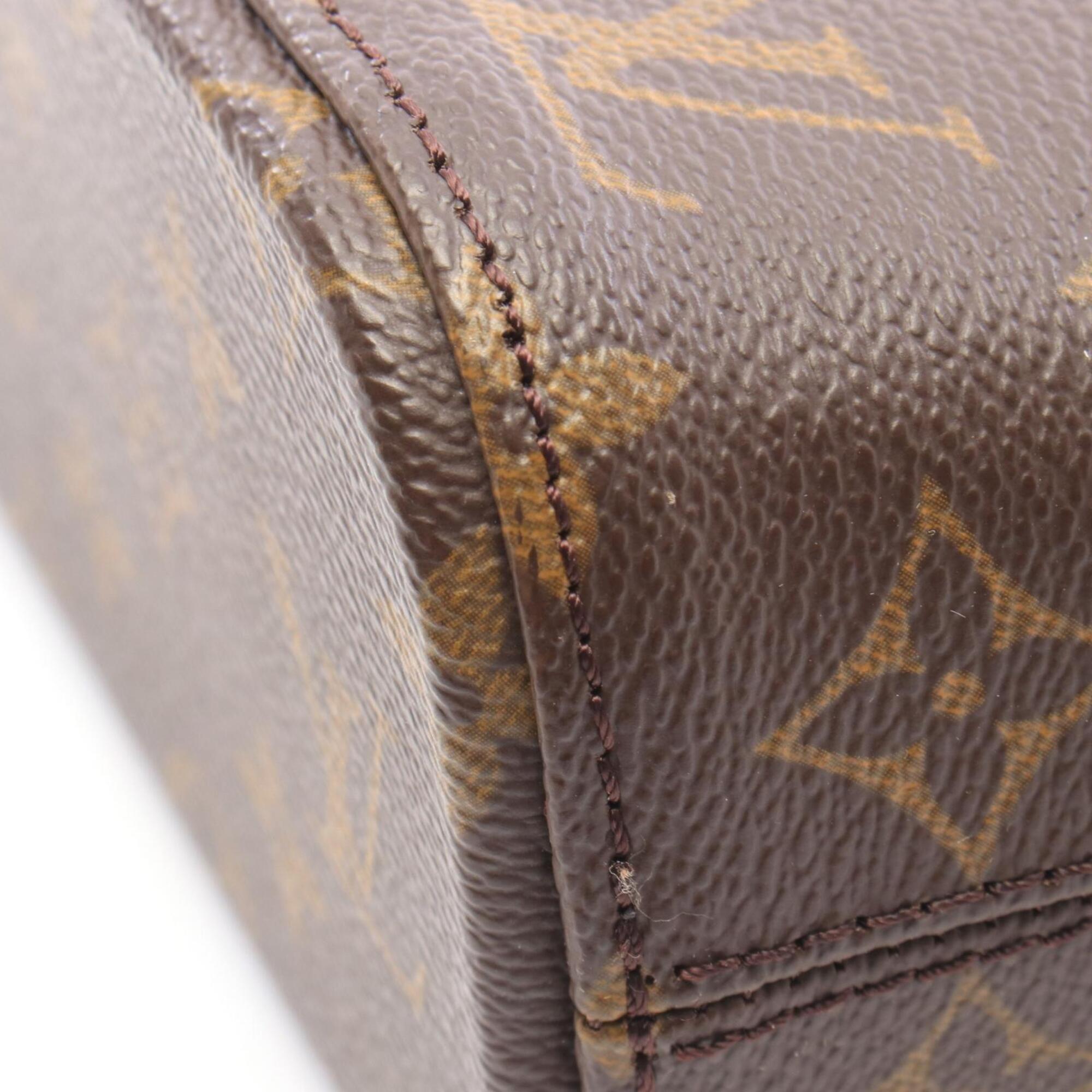 Louis Vuitton Brown Coated Canvas Leather Handbag (Pre-Owned)