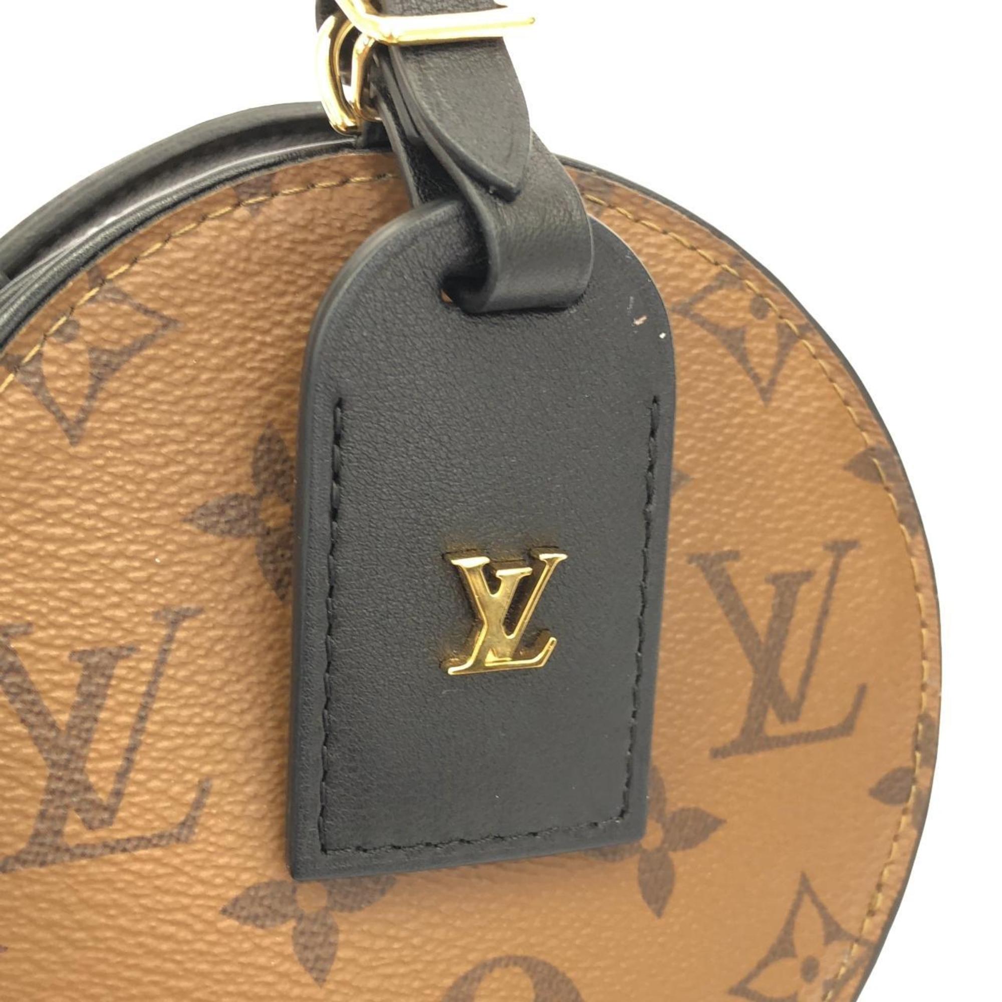 Louis Vuitton Brown Coated Canvas Shoulder Bag (Pre-Owned)