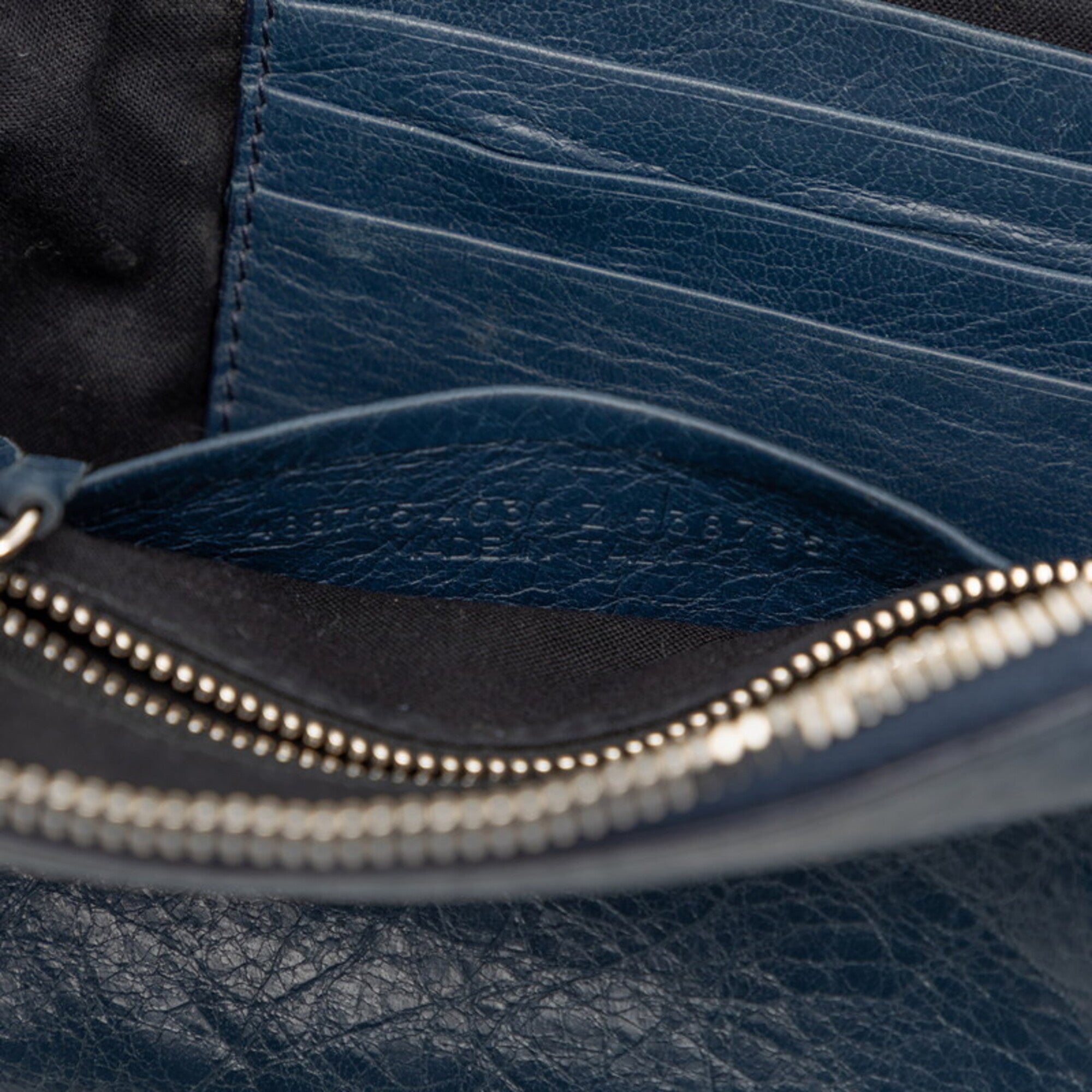 Balenciaga Blue Leather Shoulder Bag (Pre-Owned)