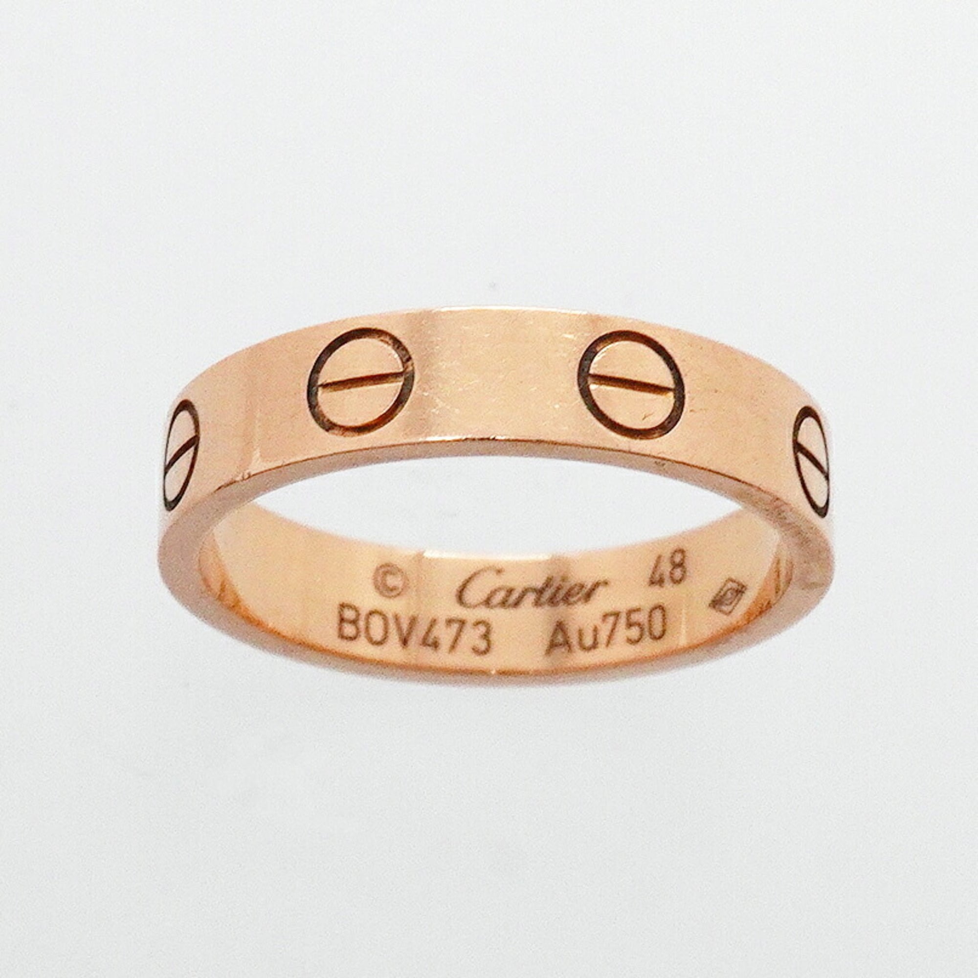 Cartier Pink Gold (18K) Band Ring (Pre-Owned)