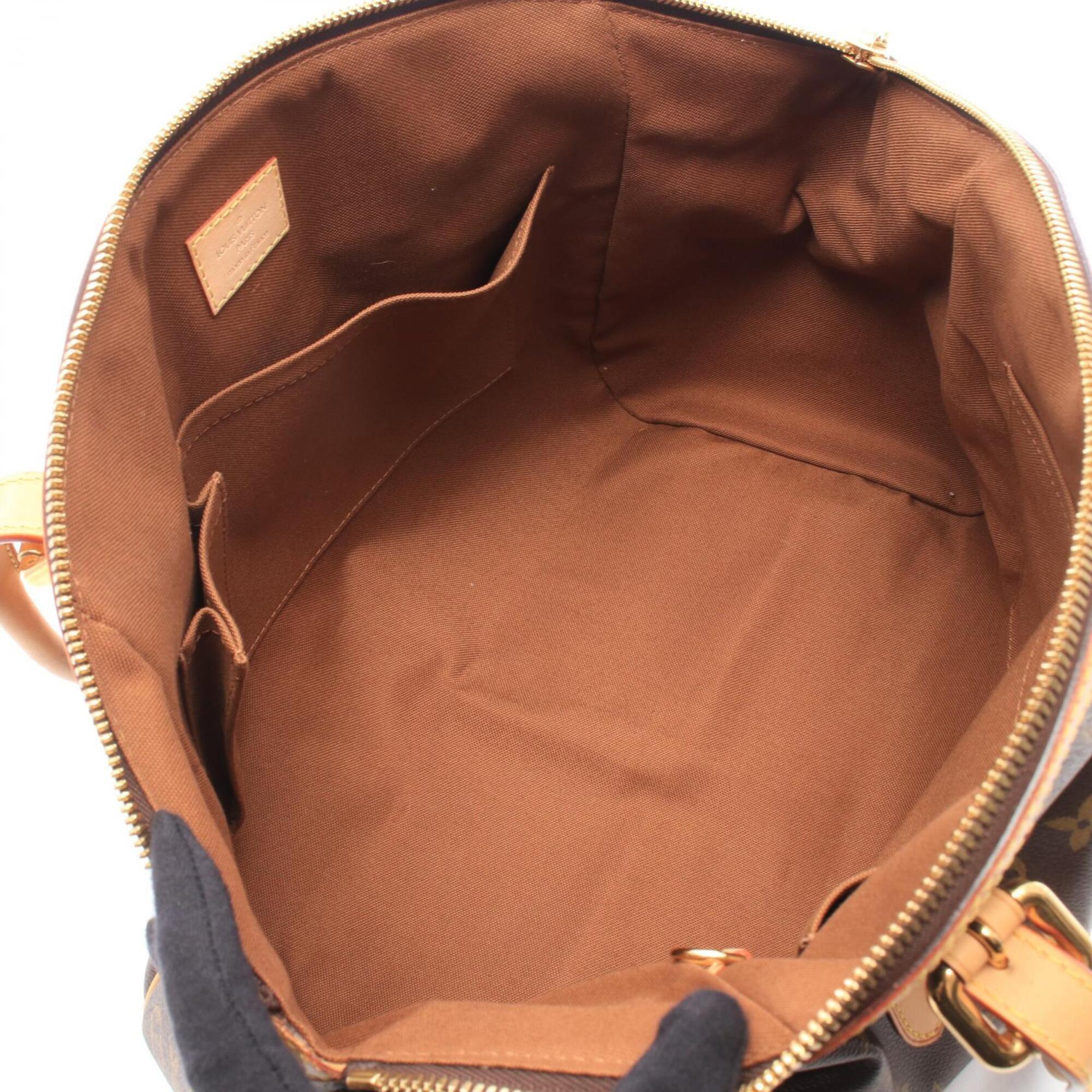 Louis Vuitton Brown Coated Canvas Leather Handbag (Pre-Owned)