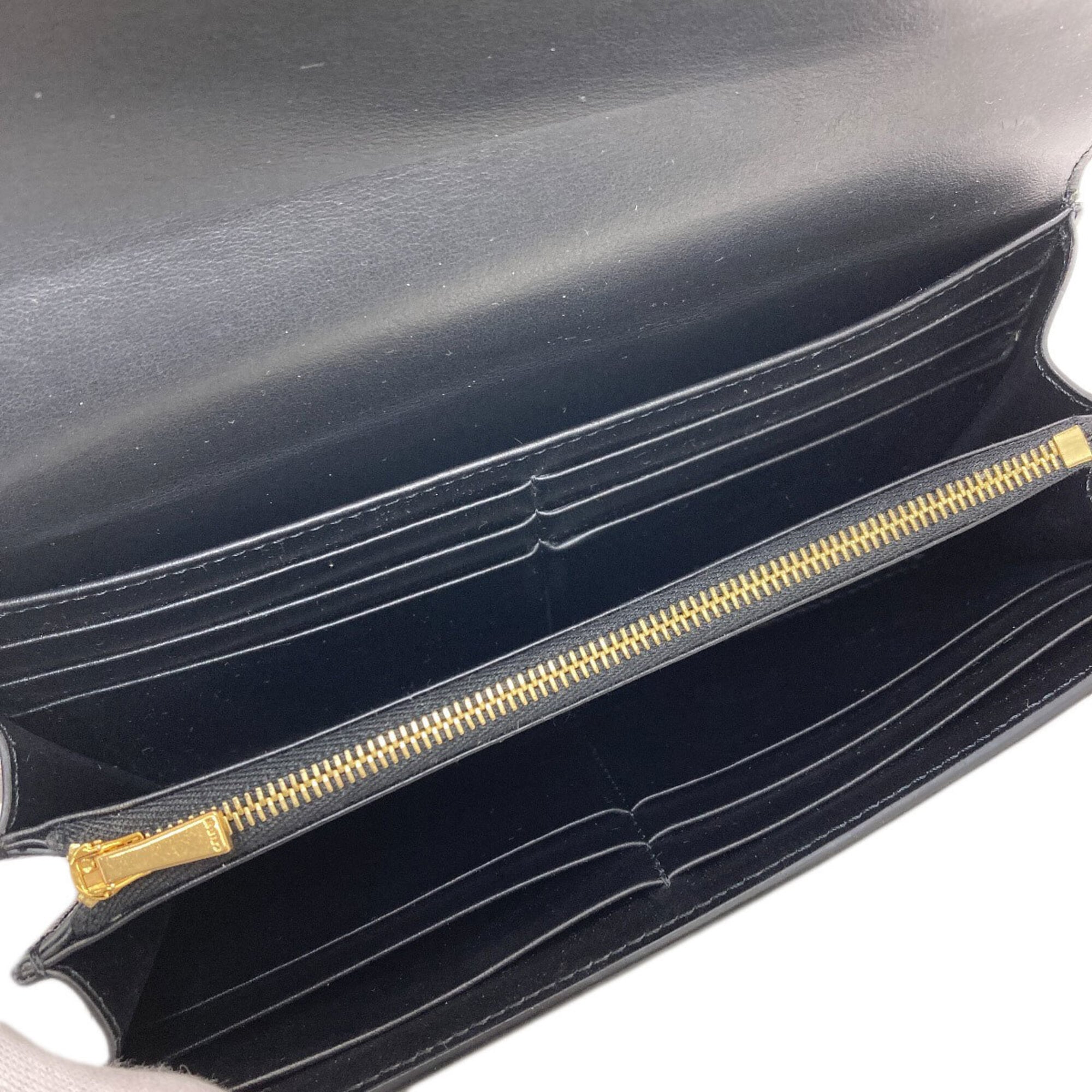 Celine Black Long Wallet (Bi-Fold) (Pre-Owned)