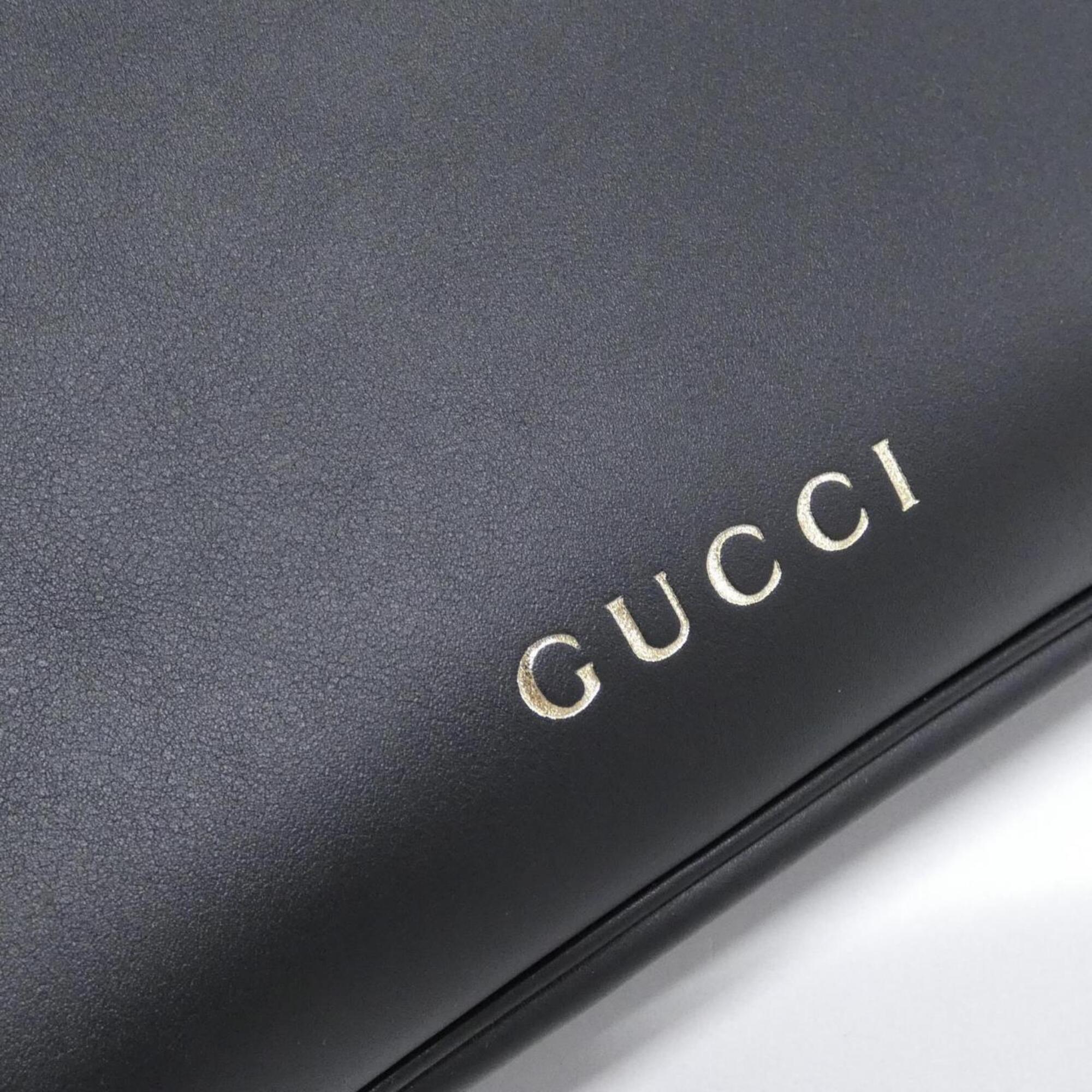 Gucci Black Leather Shoulder Bag (Pre-Owned)