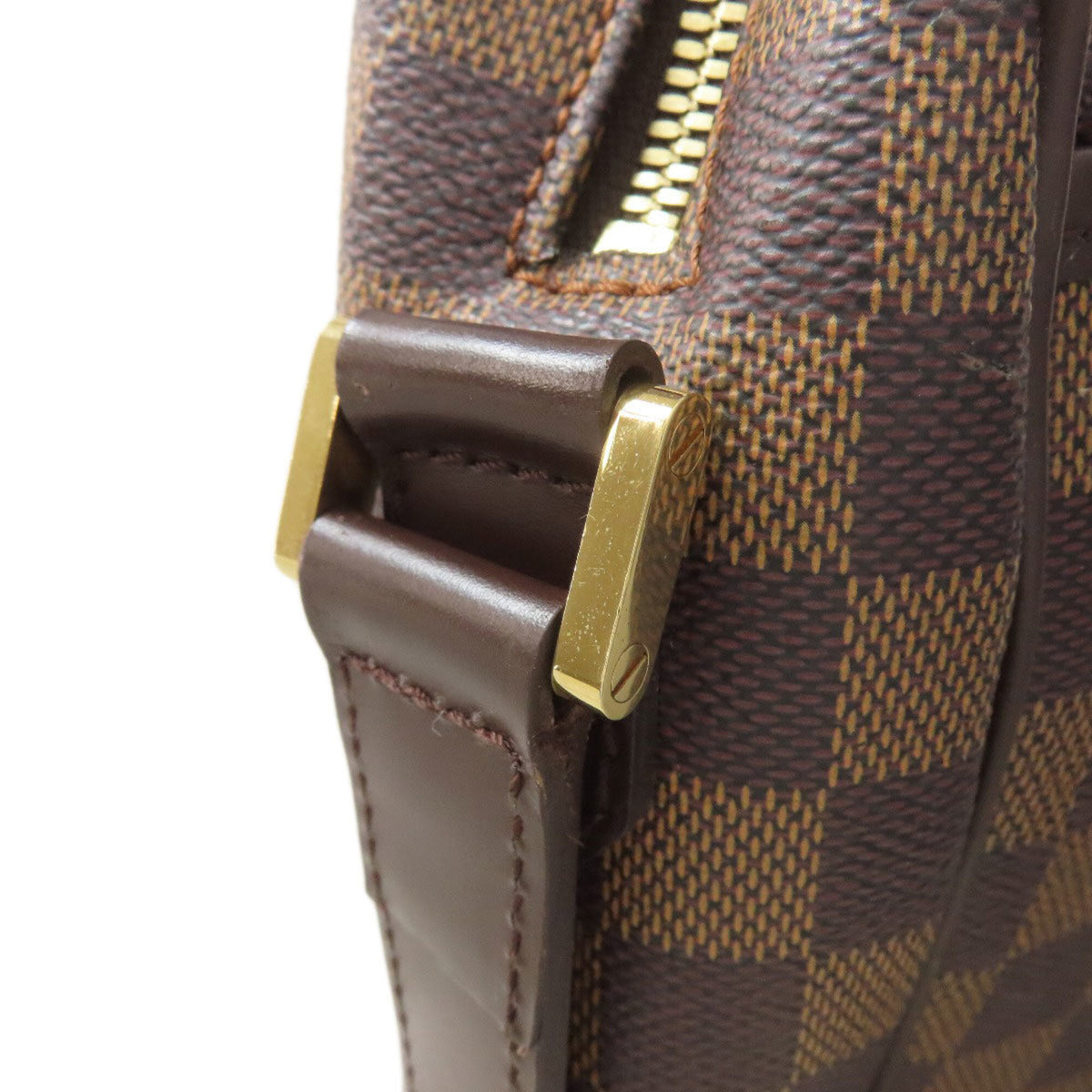 Louis Vuitton Brown Damier Canvas Ebene Damier Canvas Shoulder Bag (Pre-Owned)