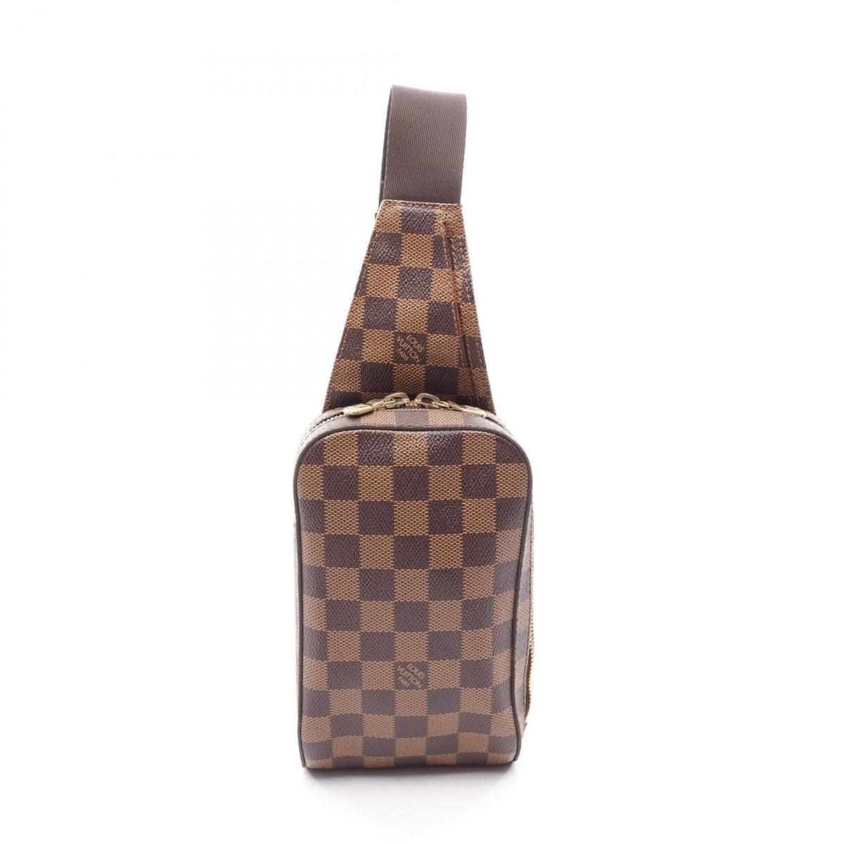 Louis Vuitton Brown Coated Canvas Fanny Pack Sling Bag (Pre-Owned)