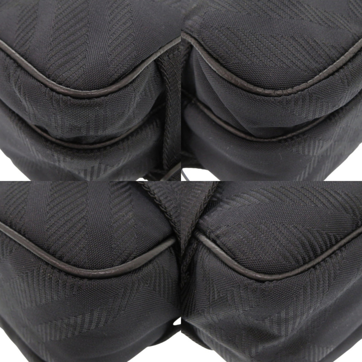 Burberry Black Nylon Polyester Shoulder Bag (Pre-Owned)
