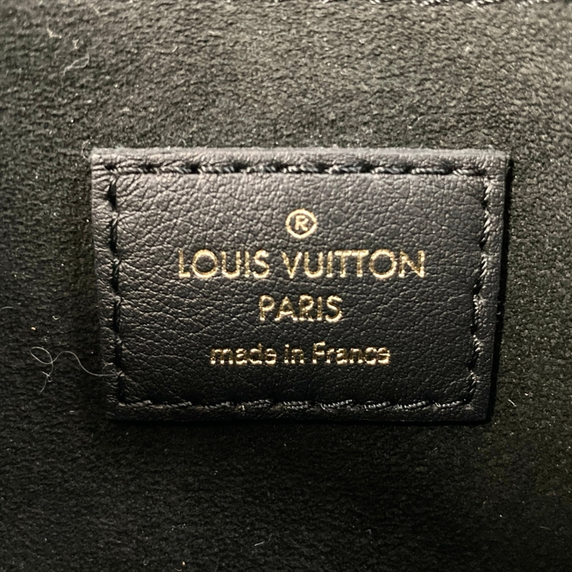 Louis Vuitton Black Noir Monogram Canvas Handbag (Pre-Owned)