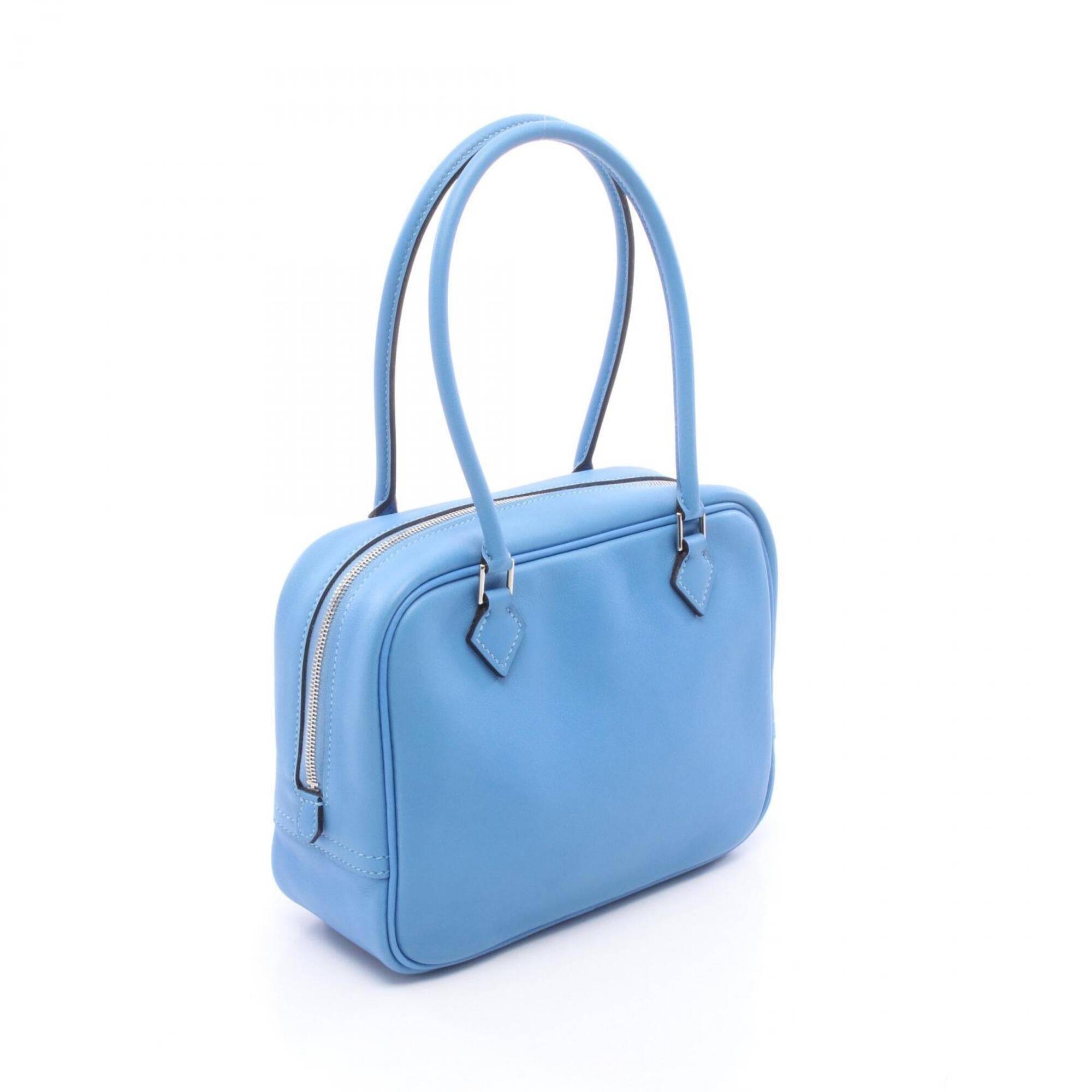Hermes Blue Swift Leather Handbag (Pre-Owned)
