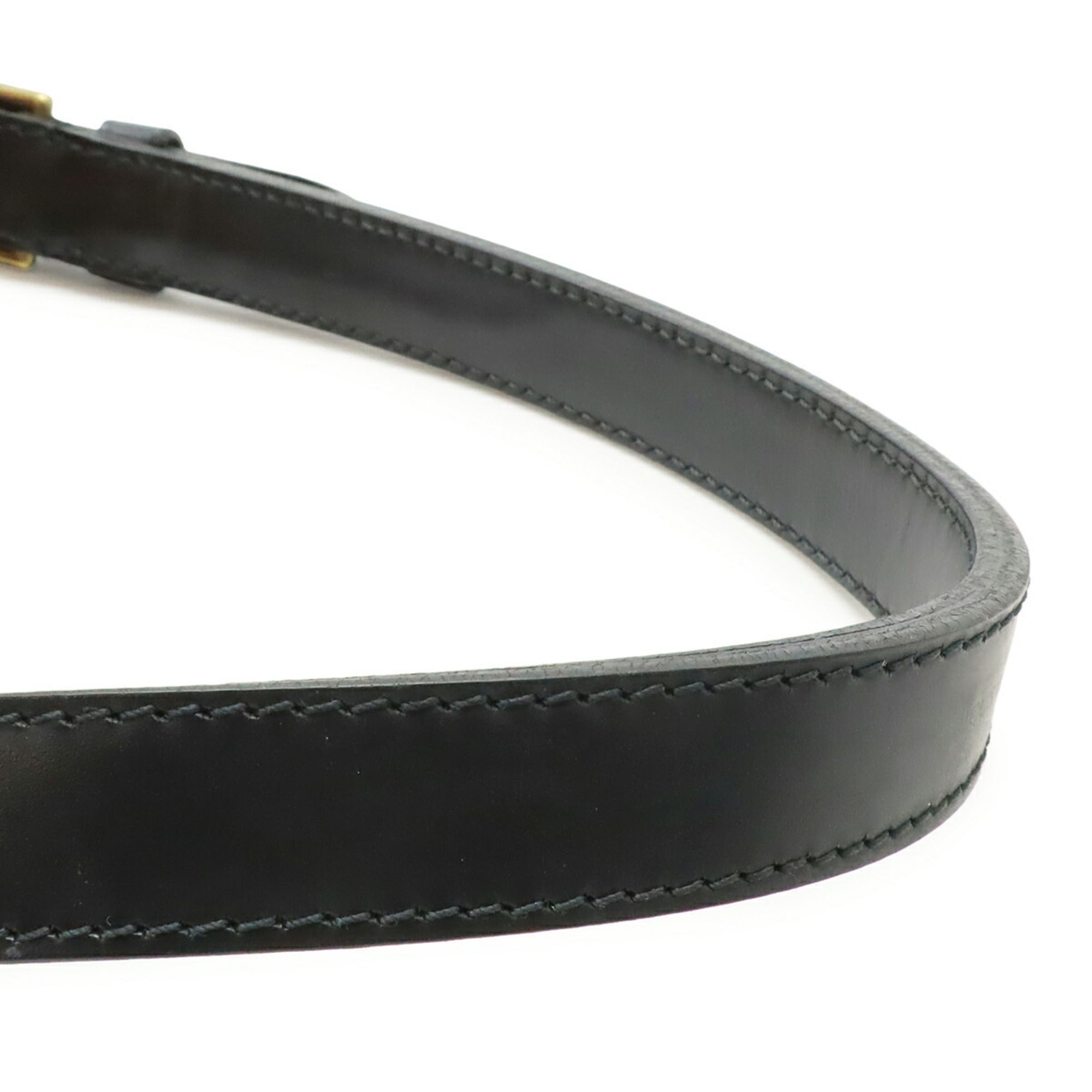 Louis Vuitton Black Noir Epi Leather Shoulder Bag (Pre-Owned)