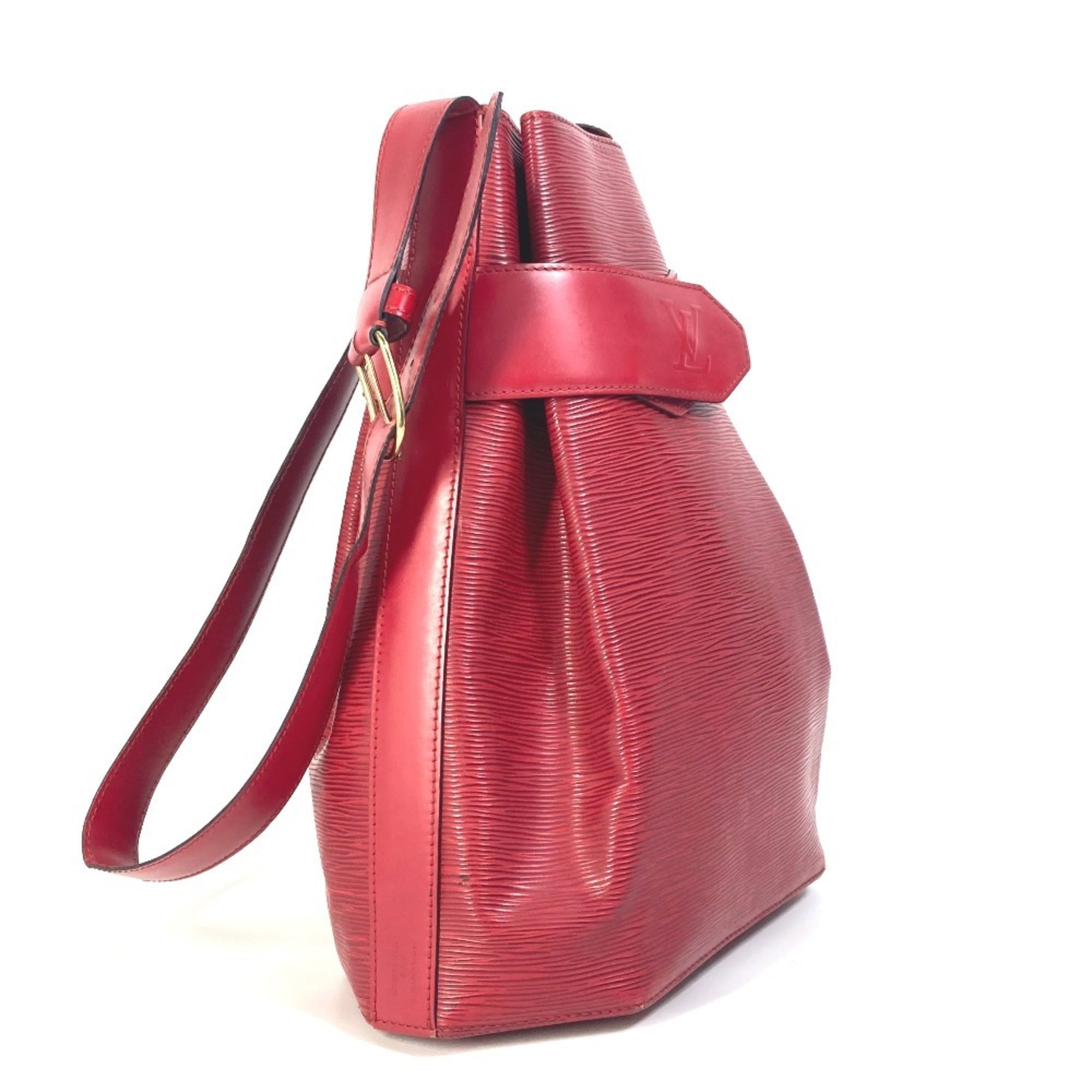 Louis Vuitton Epi Castilian Red Red Color Epi Leather Shoulder Bag (Pre-Owned)