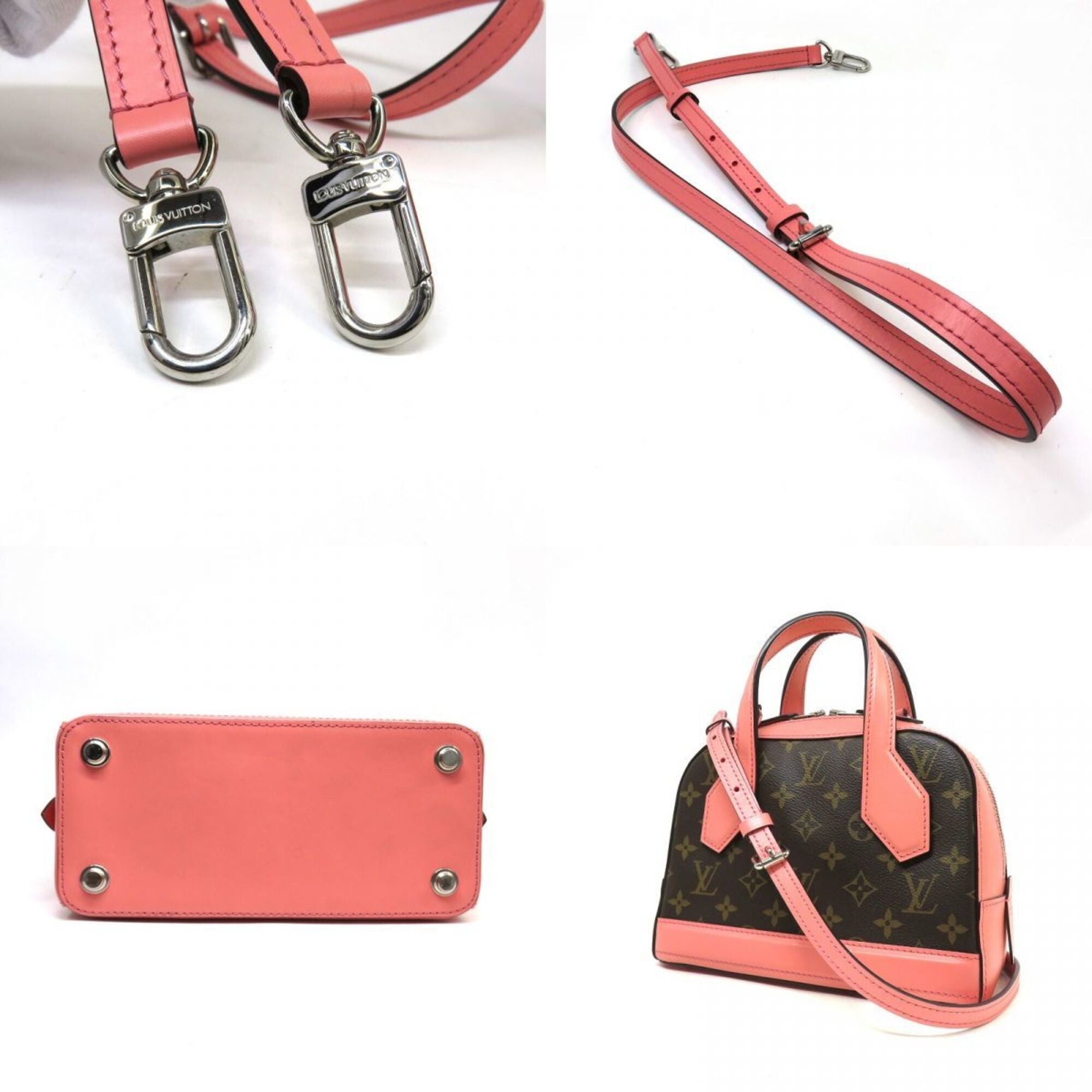 Louis Vuitton Monogram Corail Pink Monogram Handbag Shoulder Bag (Pre-Owned)