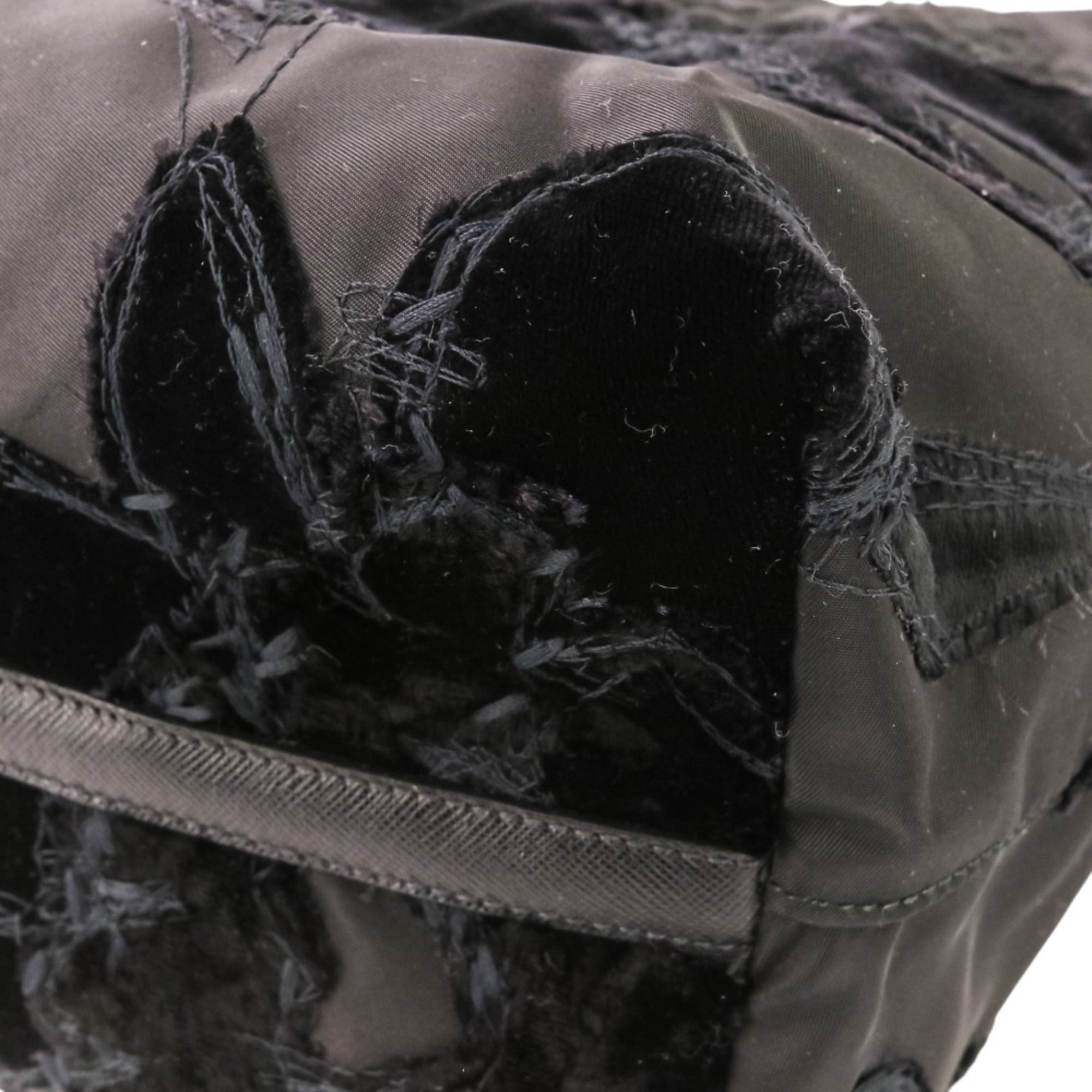 Prada Black Nylon Tote Bag (Pre-Owned)