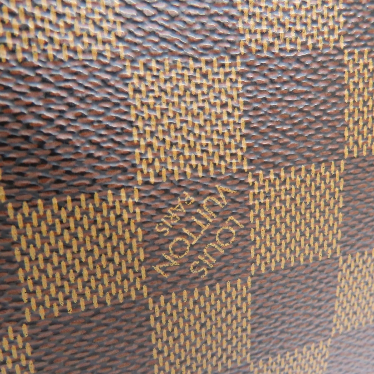 Louis Vuitton Damier Brown Damier Canvas Ebene Damier Canvas Clutch Bag (Pre-Owned)