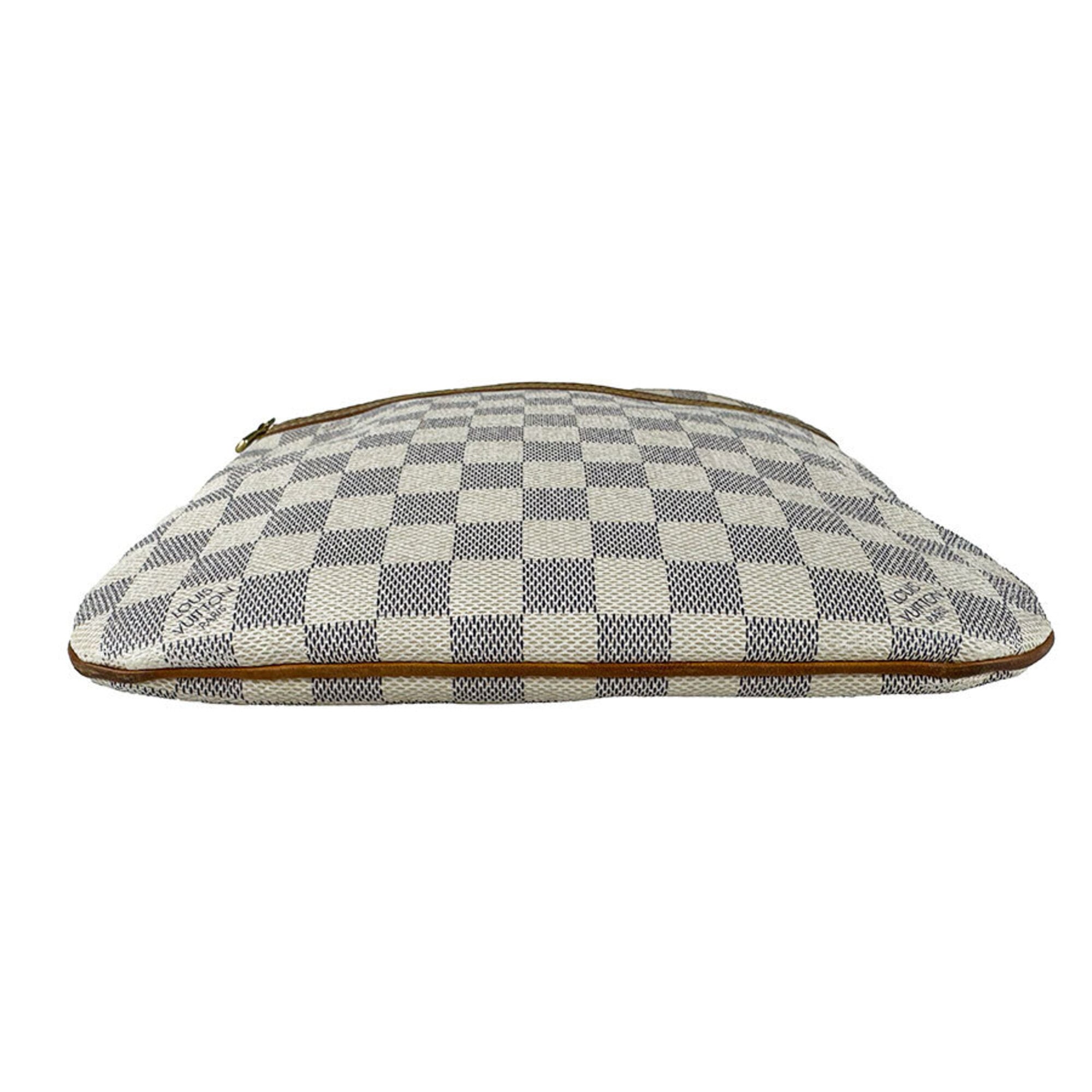 Louis Vuitton Ivory Damier Azur Canvas Pochette Shoulder Bag (Pre-Owned)