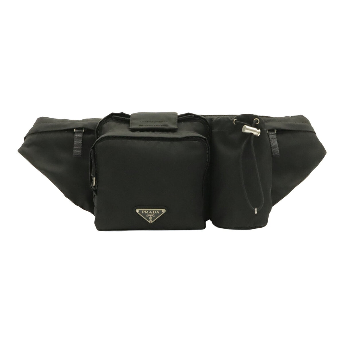 Prada Black Nylon Pouch Sling Bag (Pre-Owned)