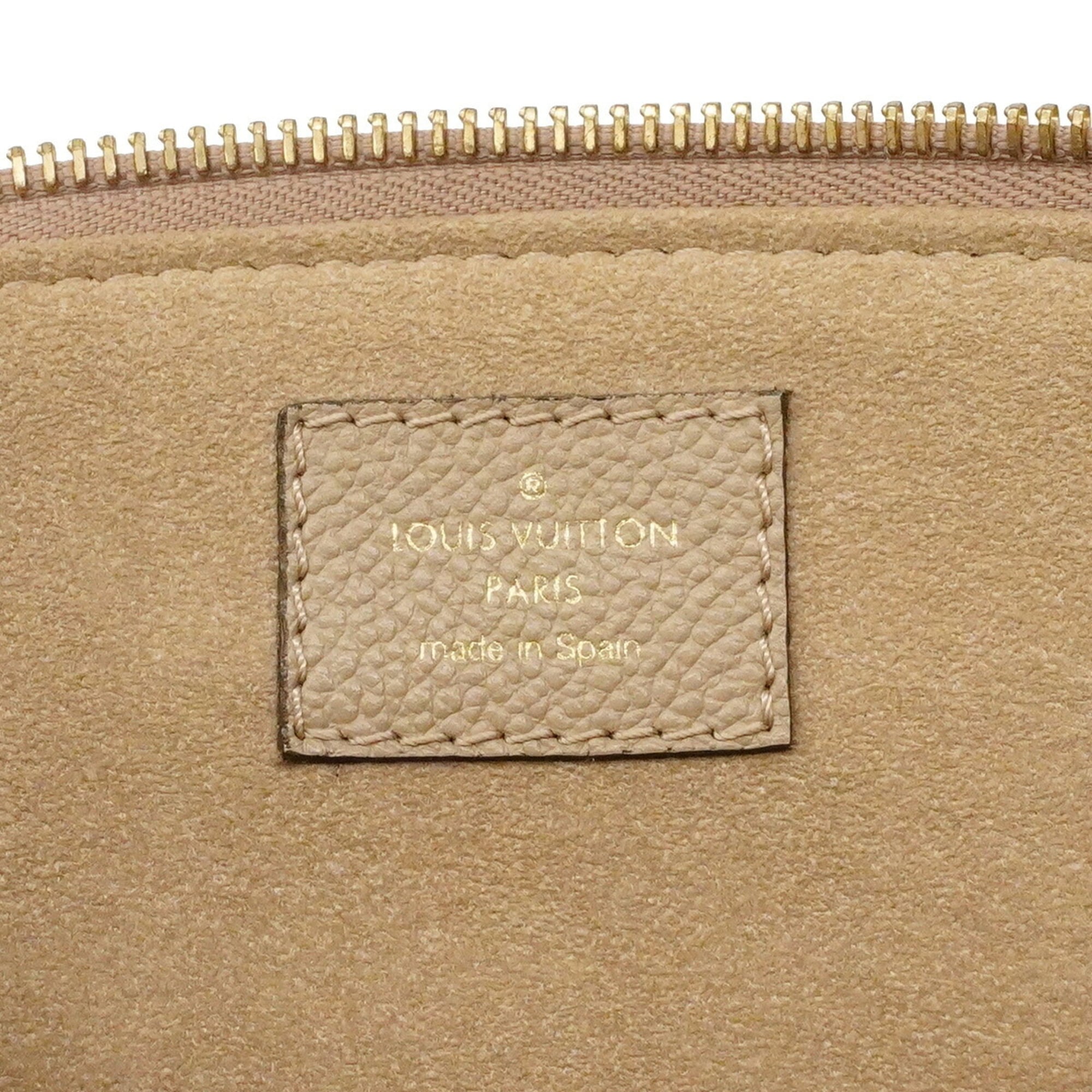 Louis Vuitton Cream Tourterelle Handbag (Pre-Owned)