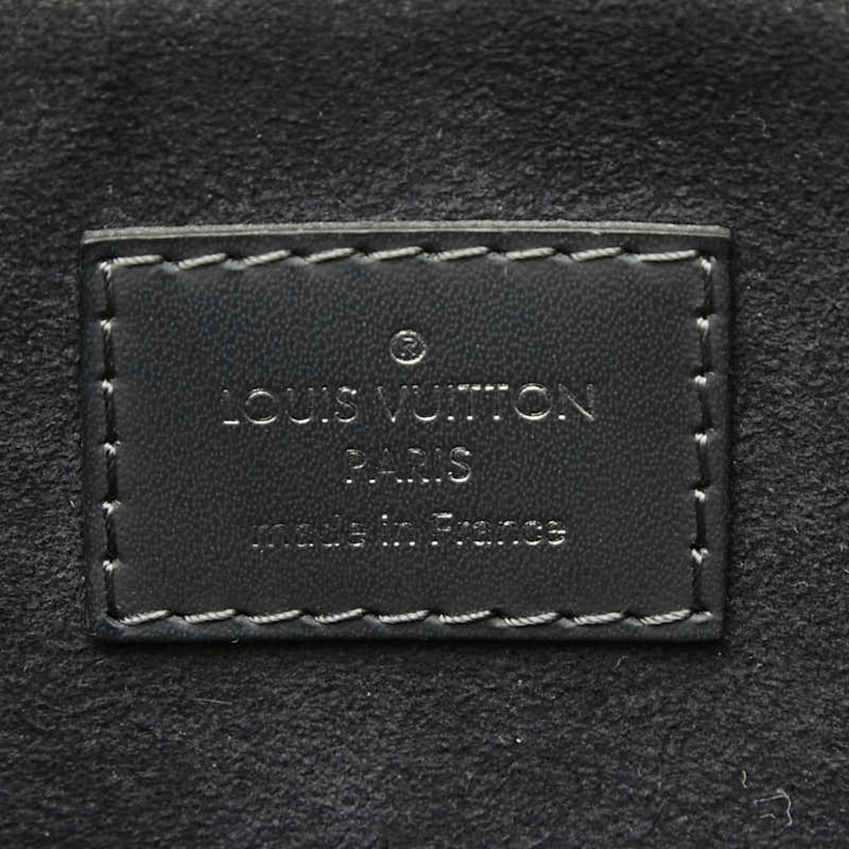 Louis Vuitton Navy Black Pvc Leather (Pre-Owned)