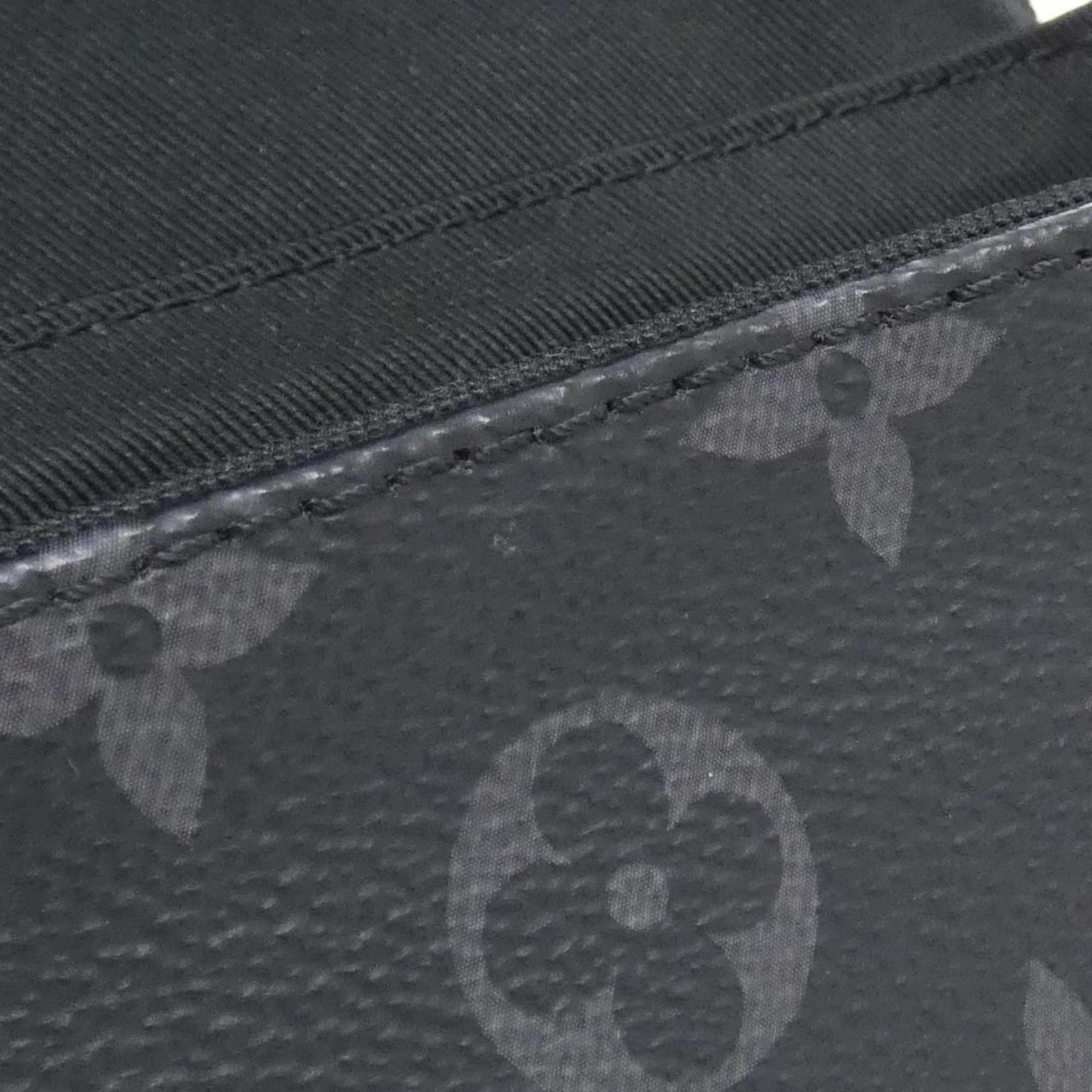 Louis Vuitton Black Coated Canvas Shoulder Bag (Pre-Owned)