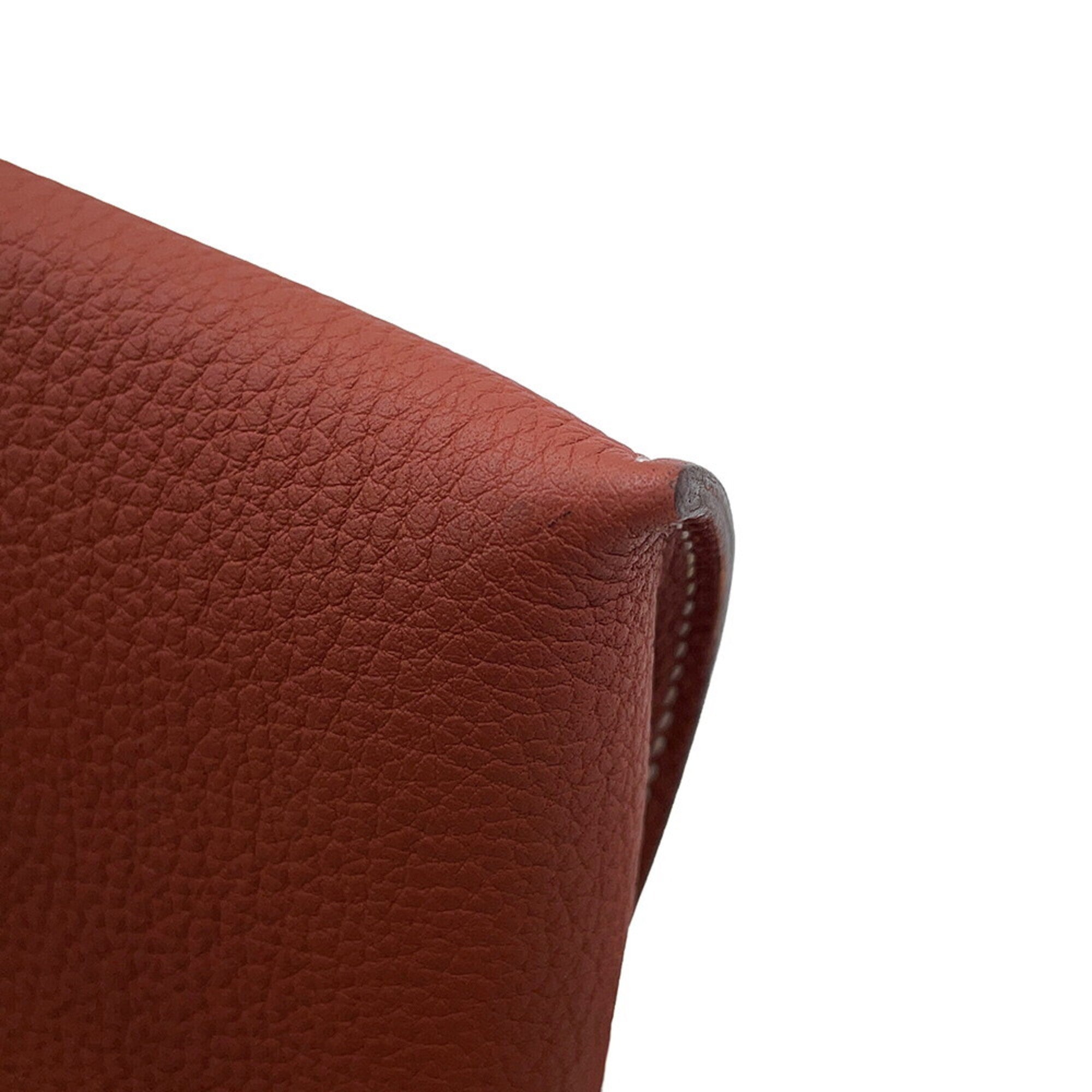 Hermes Brique Havane Sienne Togo Leather Handbag Shoulder Bag (Pre-Owned)