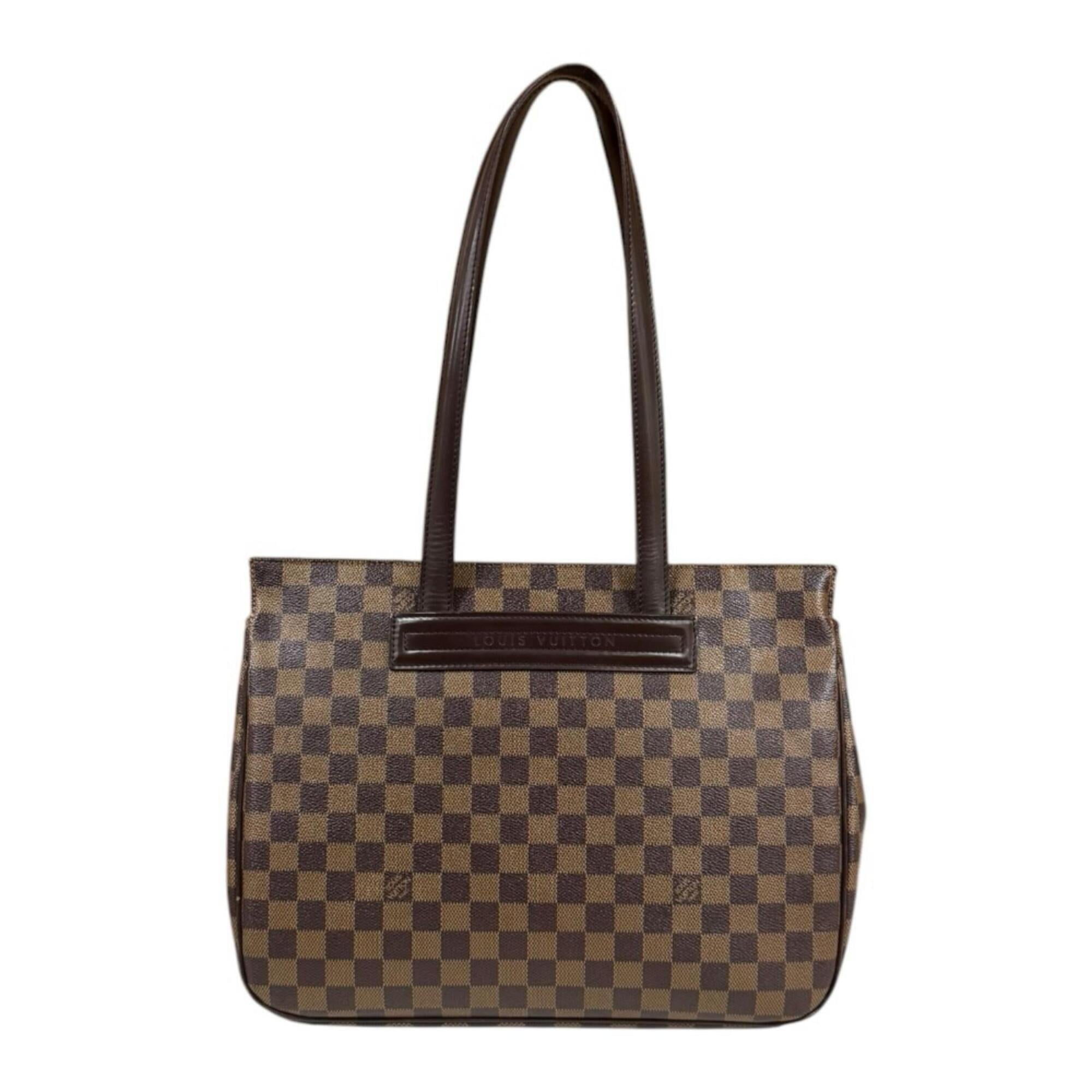 Louis Vuitton Damier Brown Damier Canvas Handbag Tote Bag (Pre-Owned)