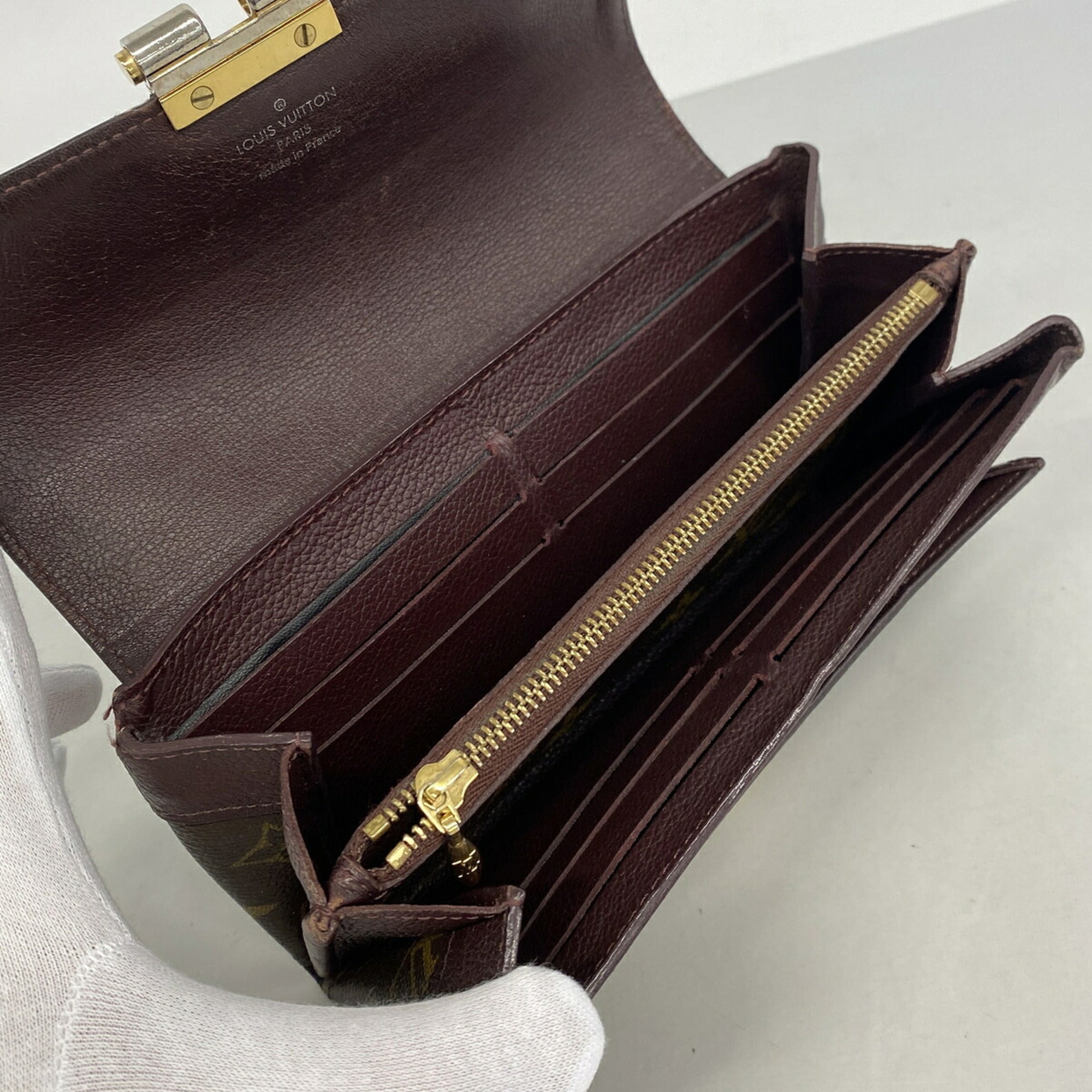 Louis Vuitton Quetsche Long Wallet (Bi-Fold) (Pre-Owned)
