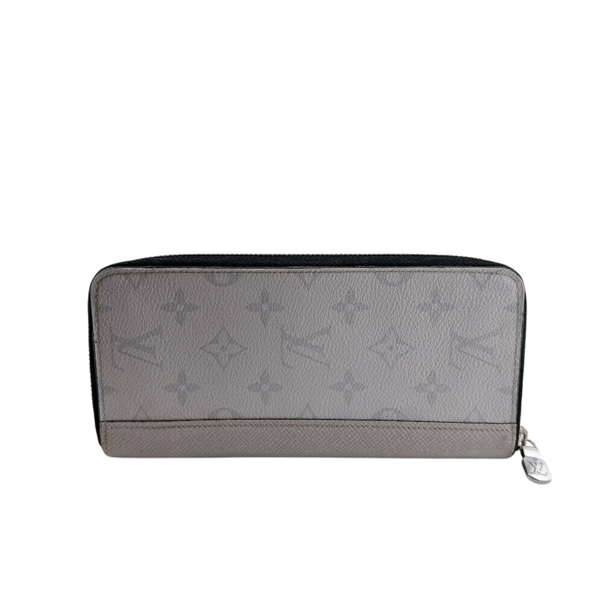 Louis Vuitton Taigarama Beige Leather Long Wallet (Bi-Fold) (Pre-Owned)