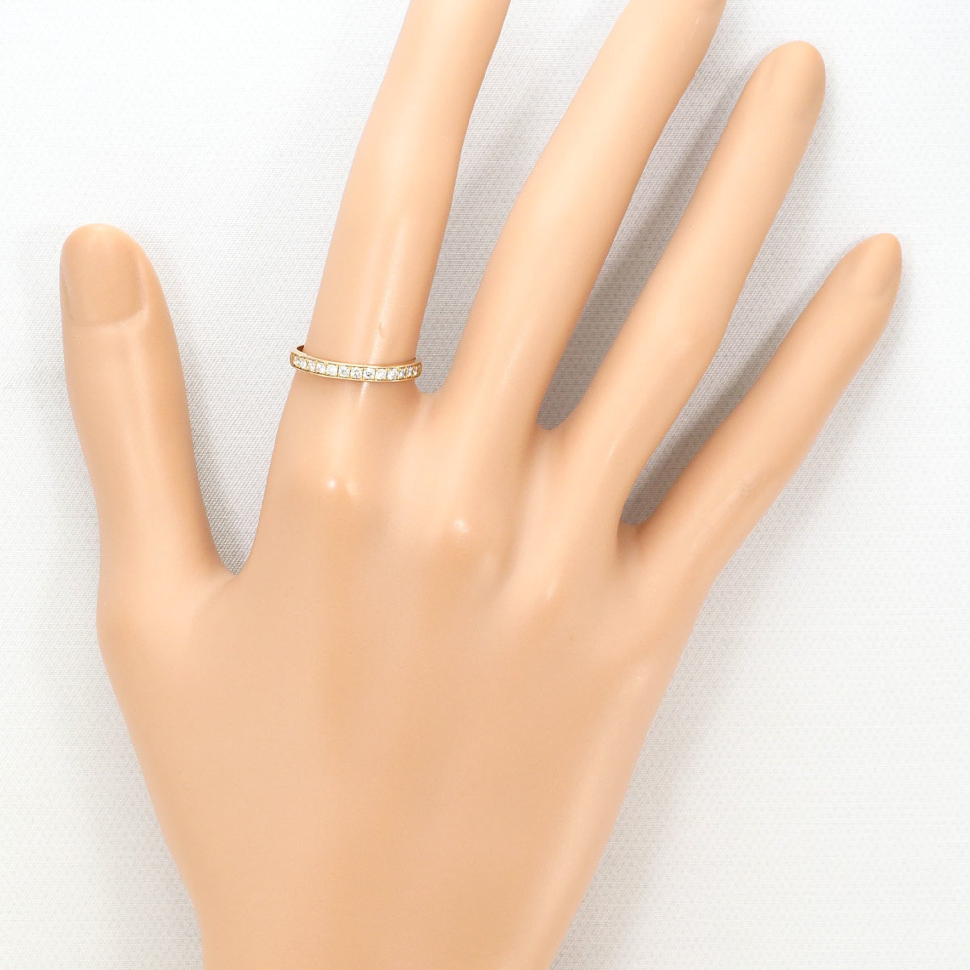 Unbranded Pink Gold Pink Gold (18K) Silver Band Ring (Pre-Owned)