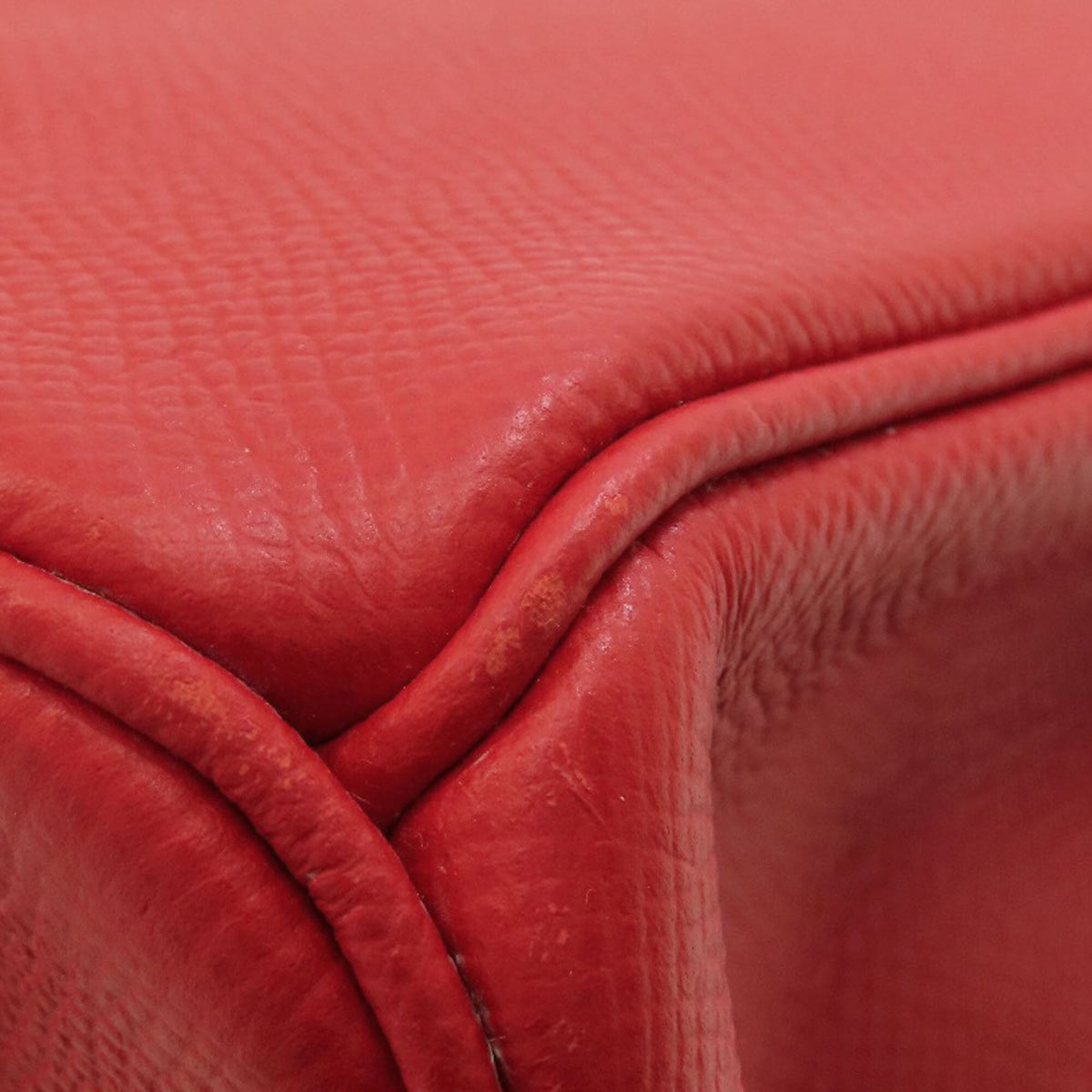 Hermes Red Color Epsom Leather Handbag (Pre-Owned)