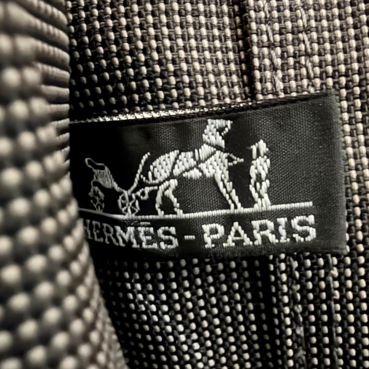 Hermes Gray Polyamide Polyester Backpack (Pre-Owned)