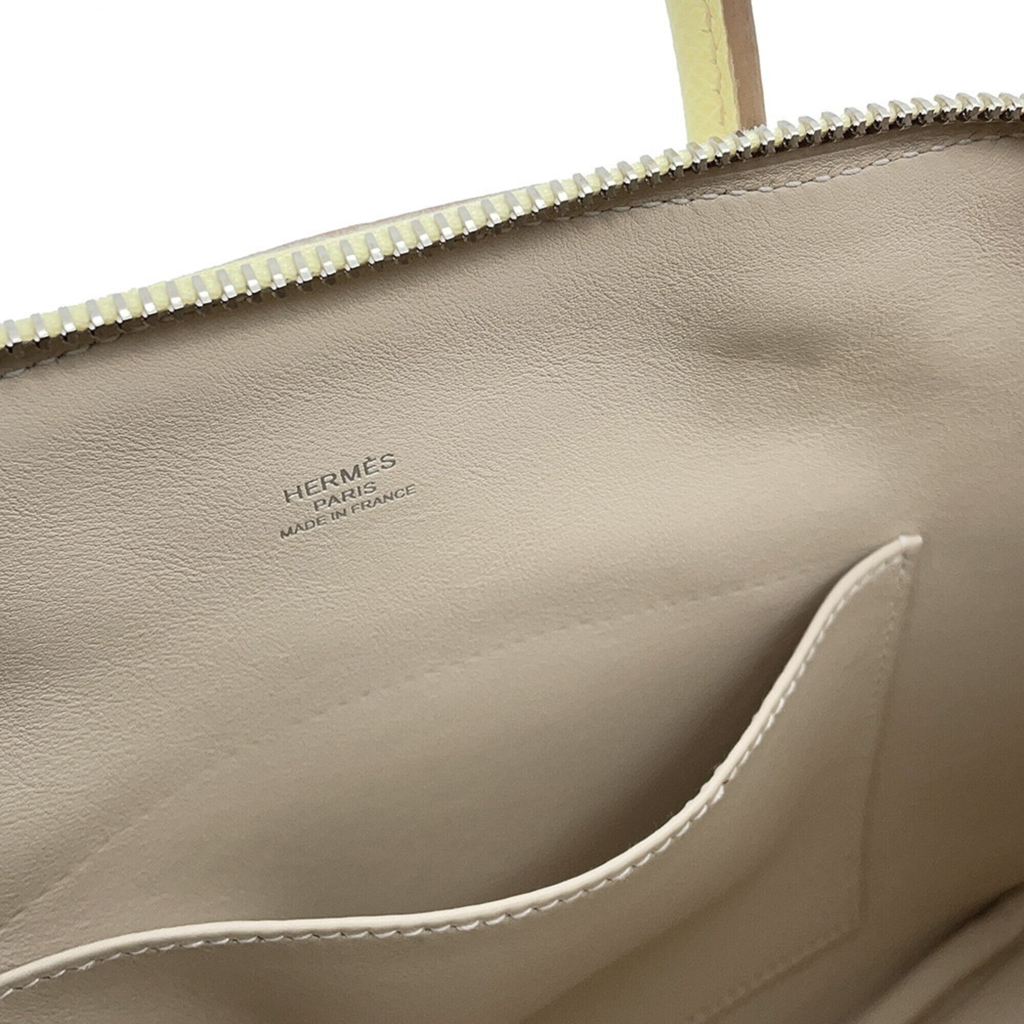 Hermes Bolide Jaune Epsom Leather Handbag Shoulder Bag (Pre-Owned)
