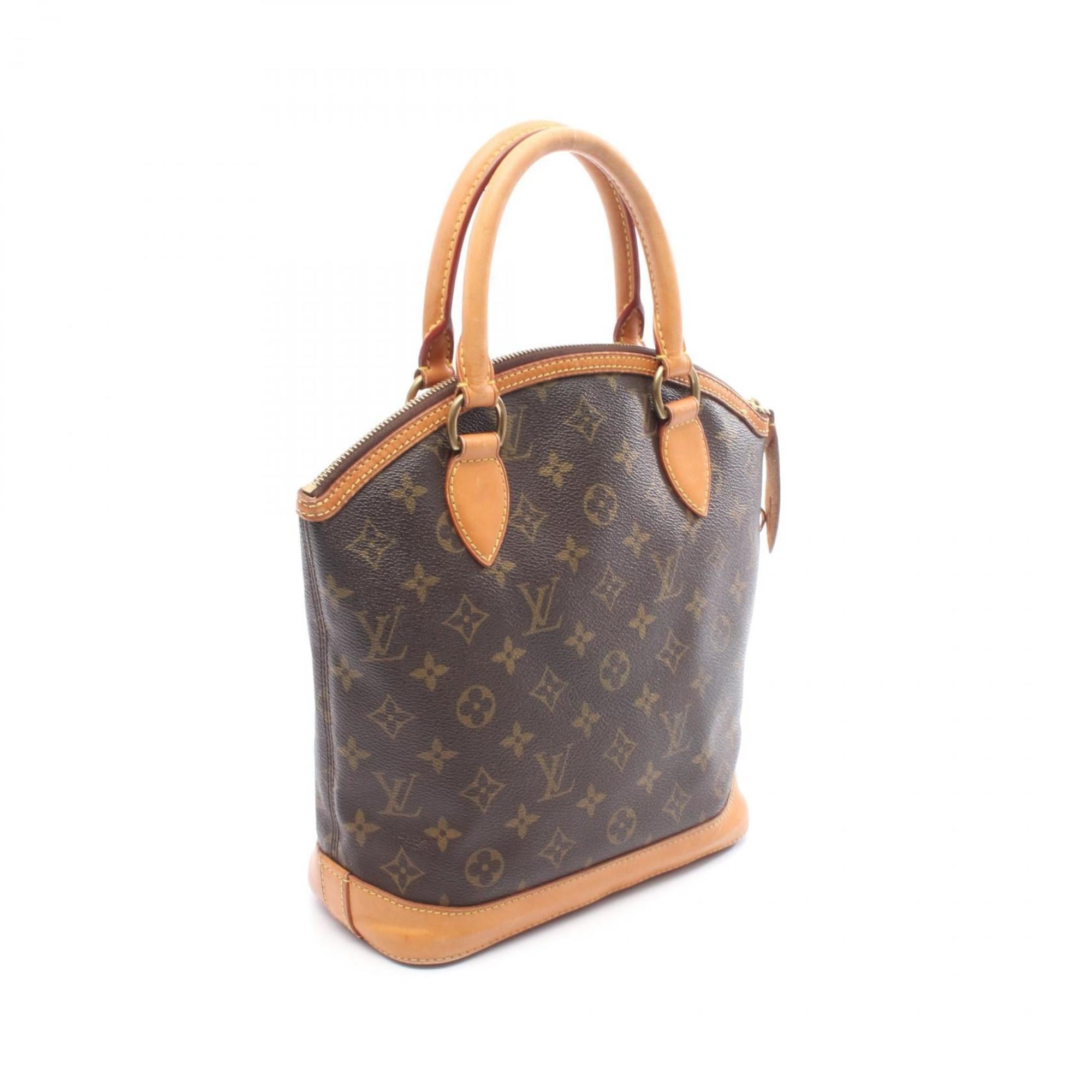 Louis Vuitton Brown Monogram Coated Canvas Leather Handbag (Pre-Owned)