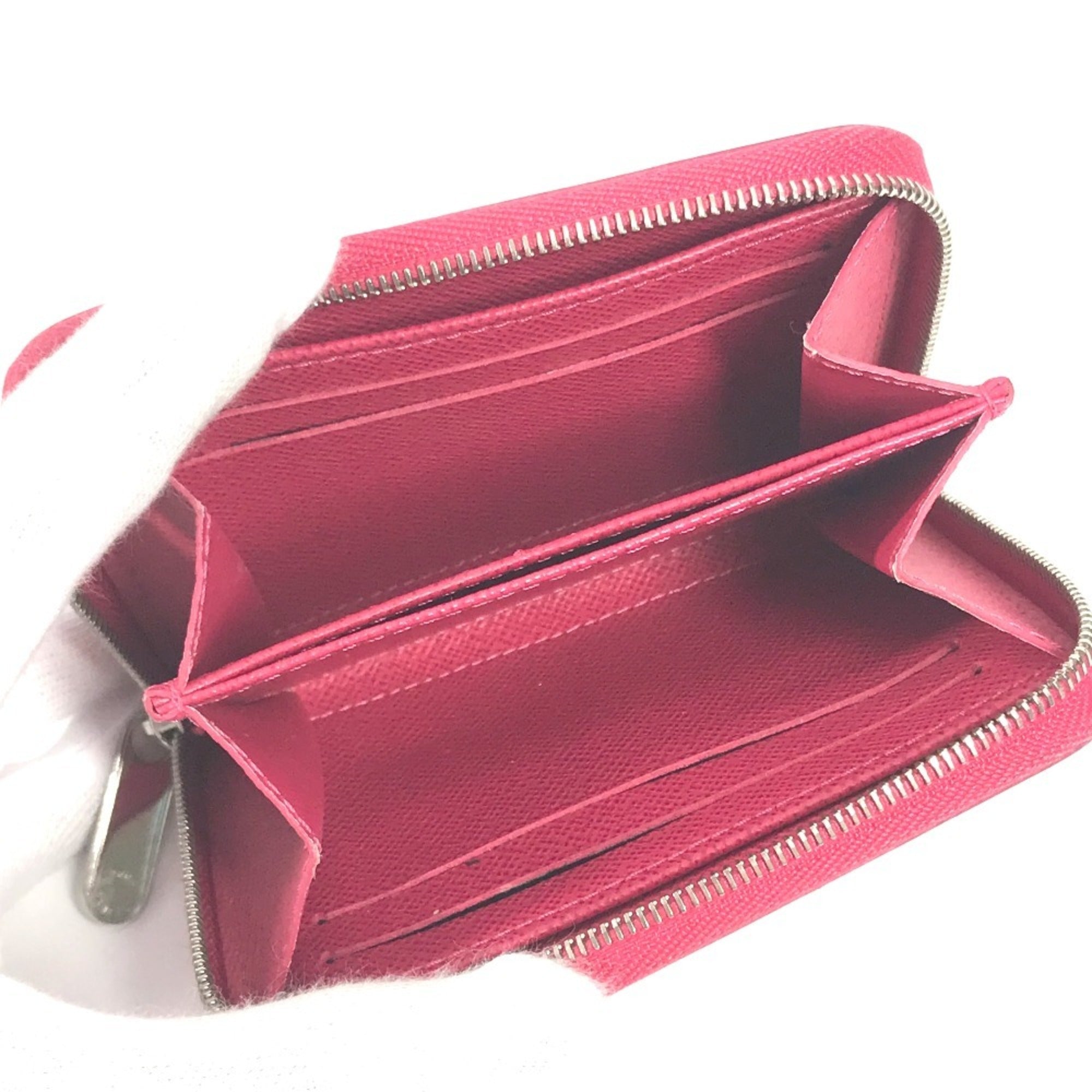 Louis Vuitton Fuchsia Pink Pink Epi Leather Coin Purse/Coin Case (Pre-Owned)