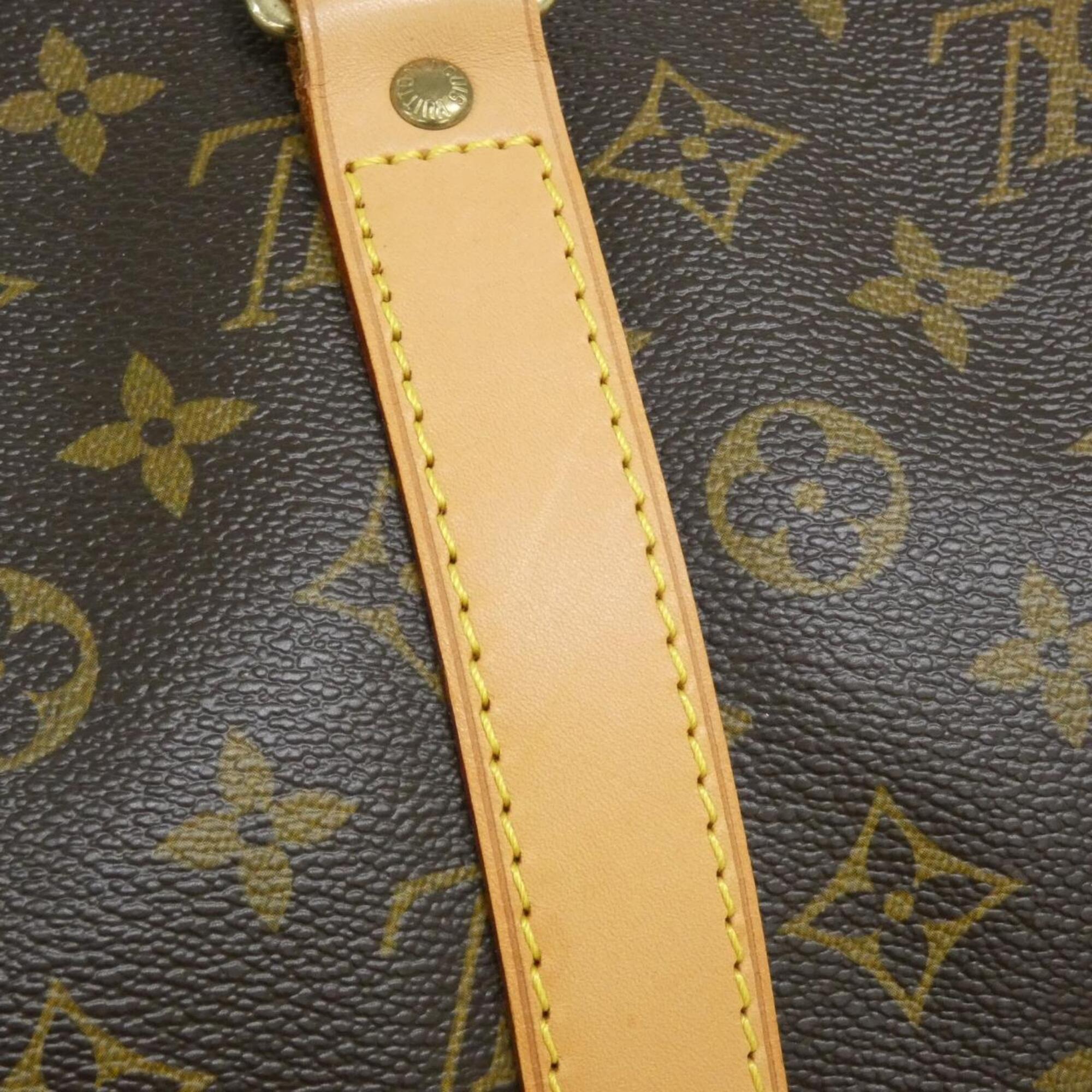 Louis Vuitton Brown Coated Canvas Boston Bag (Pre-Owned)