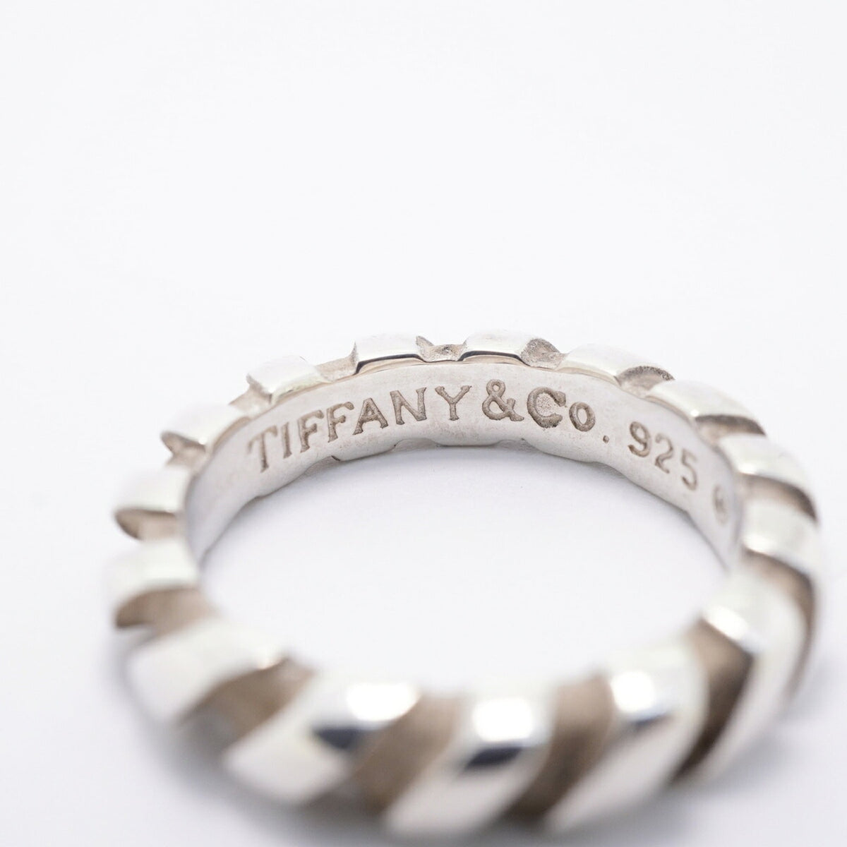 Tiffany Silver 925 Band Ring (Pre-Owned)