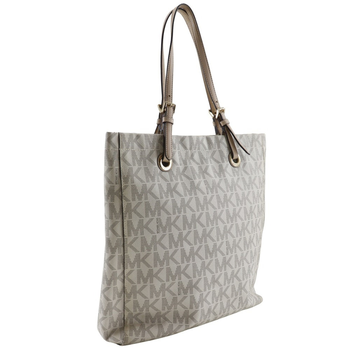 Michael Kors Off-White Pvc Tote Bag (Pre-Owned)