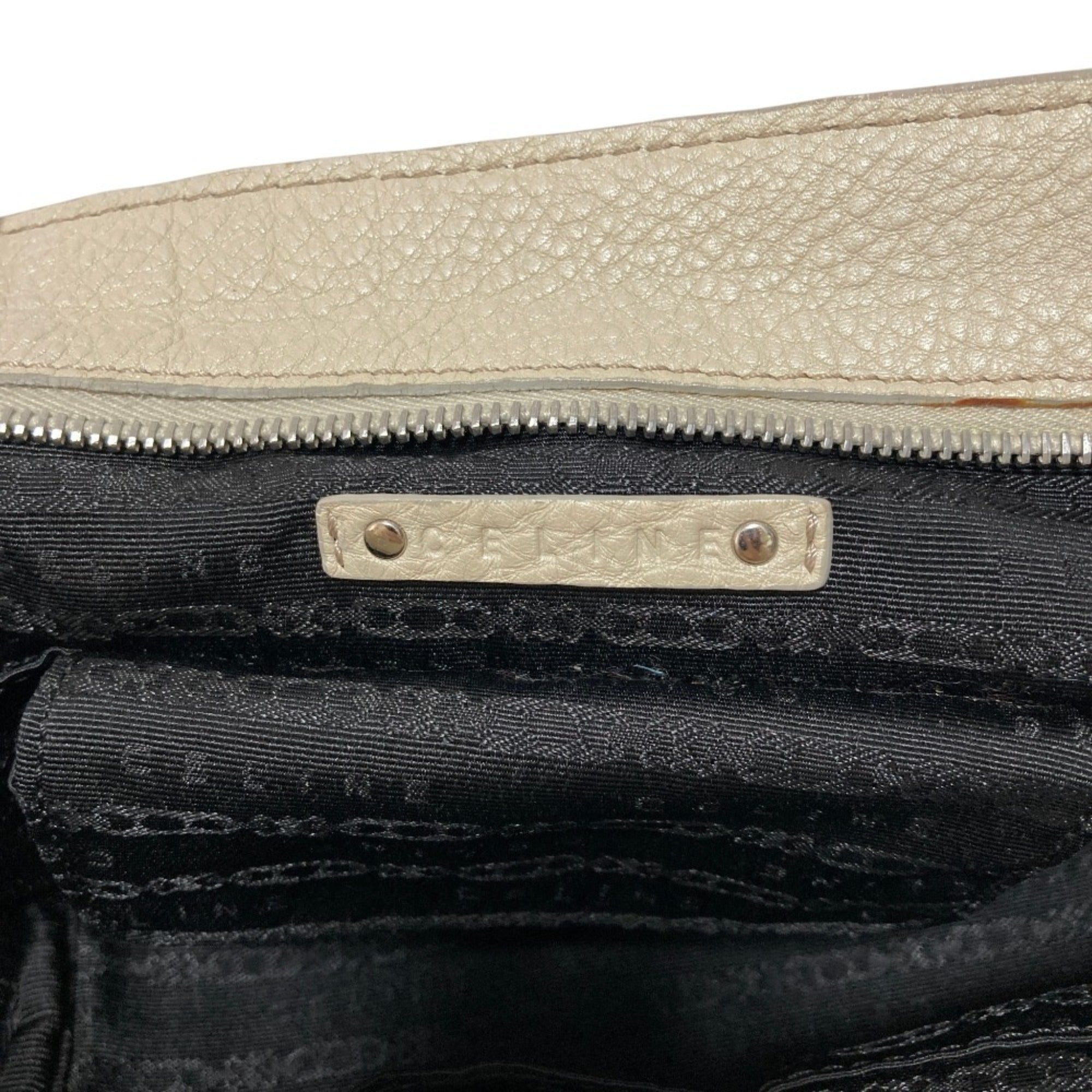 Celine Gray Leather Handbag (Pre-Owned)