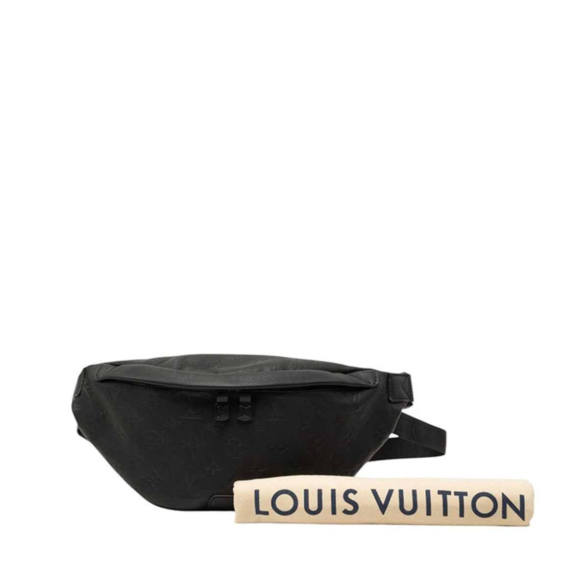 Louis Vuitton Black Monogram Noir Leather Sling Bag (Pre-Owned)