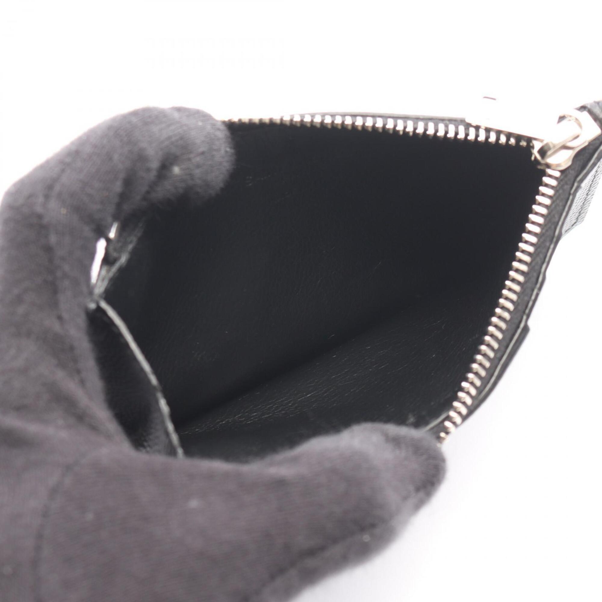 Saint Laurent Black Leather Coin Purse/Coin Case (Pre-Owned)