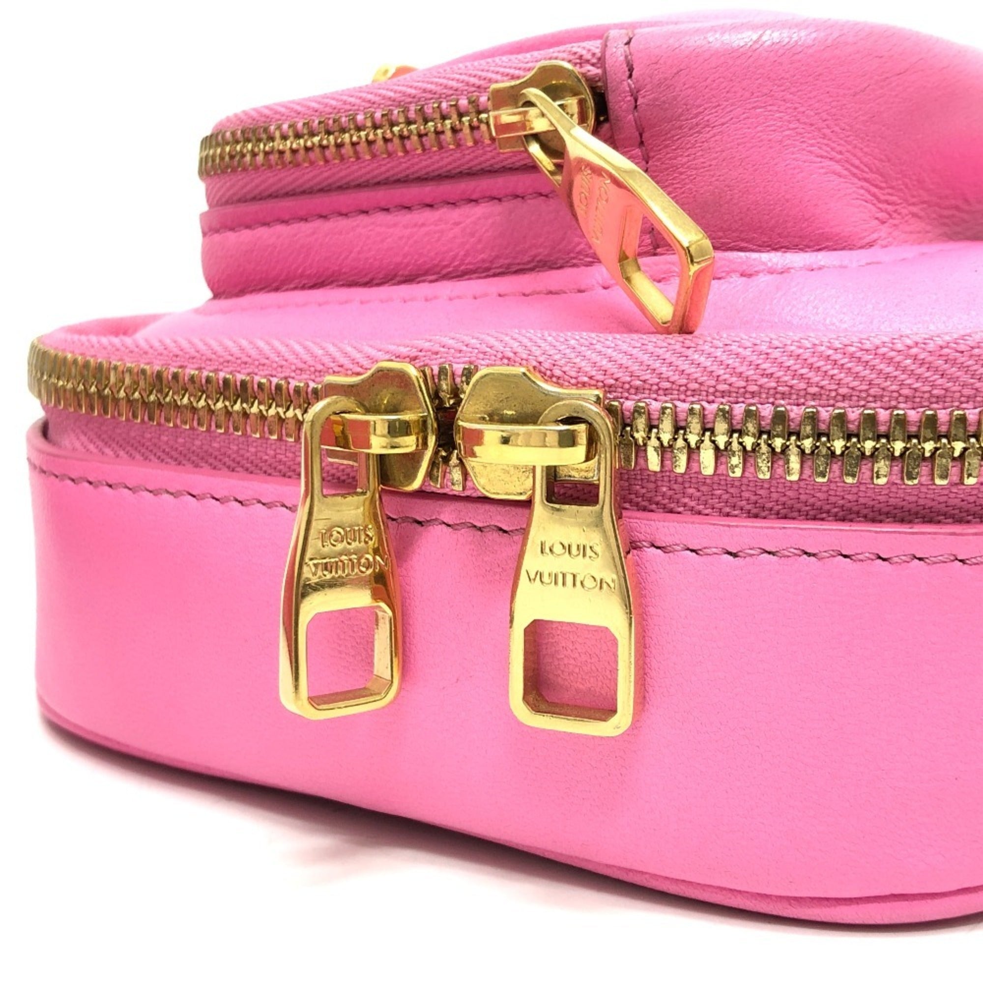 Louis Vuitton Pink Rose Leather Shoulder Bag (Pre-Owned)