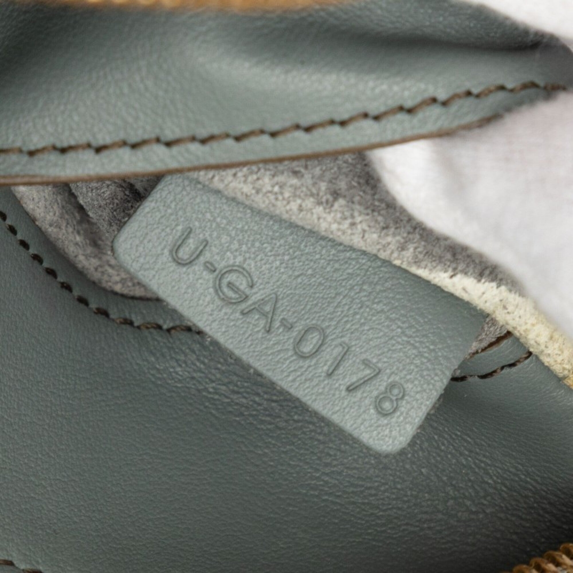 Celine Blue Gray Leather Handbag Shoulder Bag (Pre-Owned)