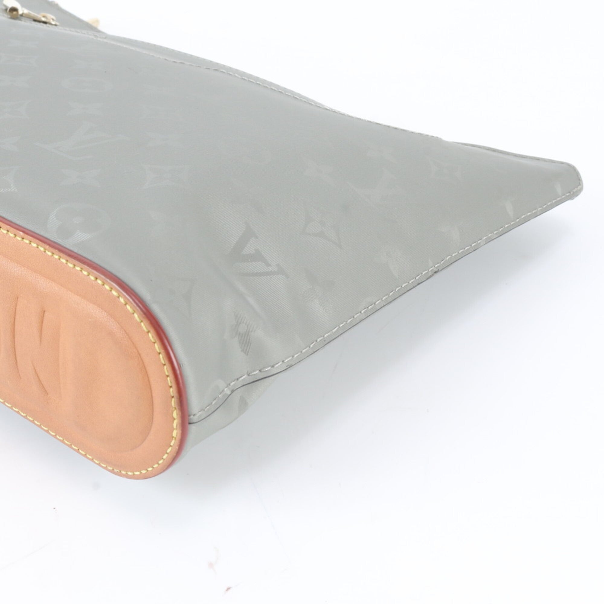 Louis Vuitton Black Cosmos Gray Leather Nylon Pochette (Pre-Owned)