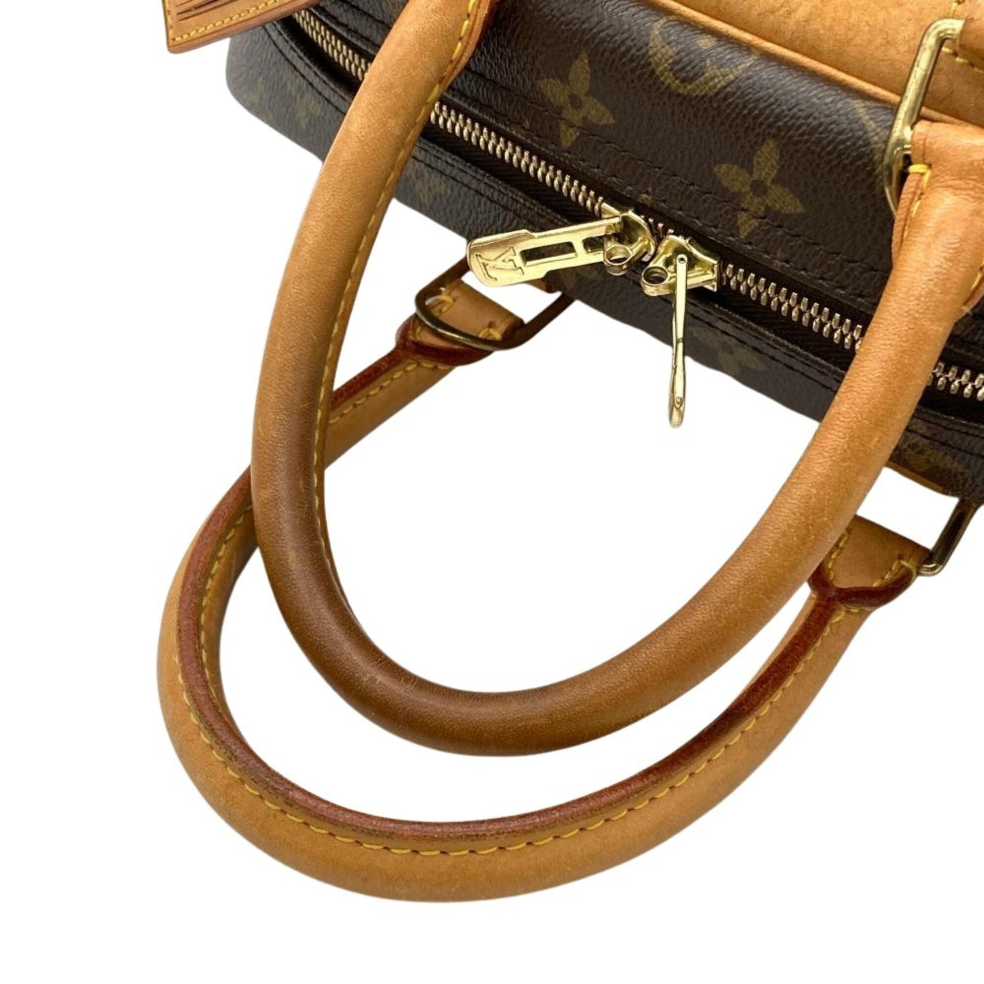 Louis Vuitton Brown Monogram Canvas Handbag (Pre-Owned)