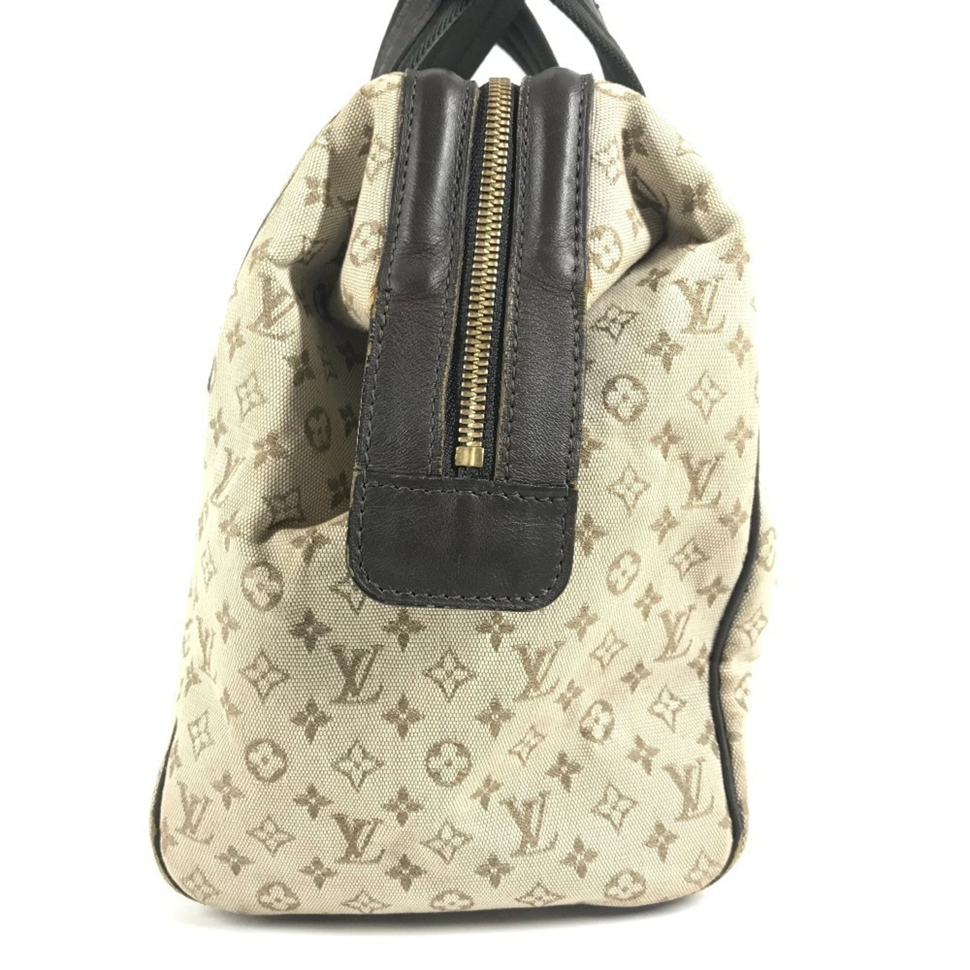 Louis Vuitton Khaki Monogram Mini Boston Bag Handbag Shoulder Bag (Pre-Owned)