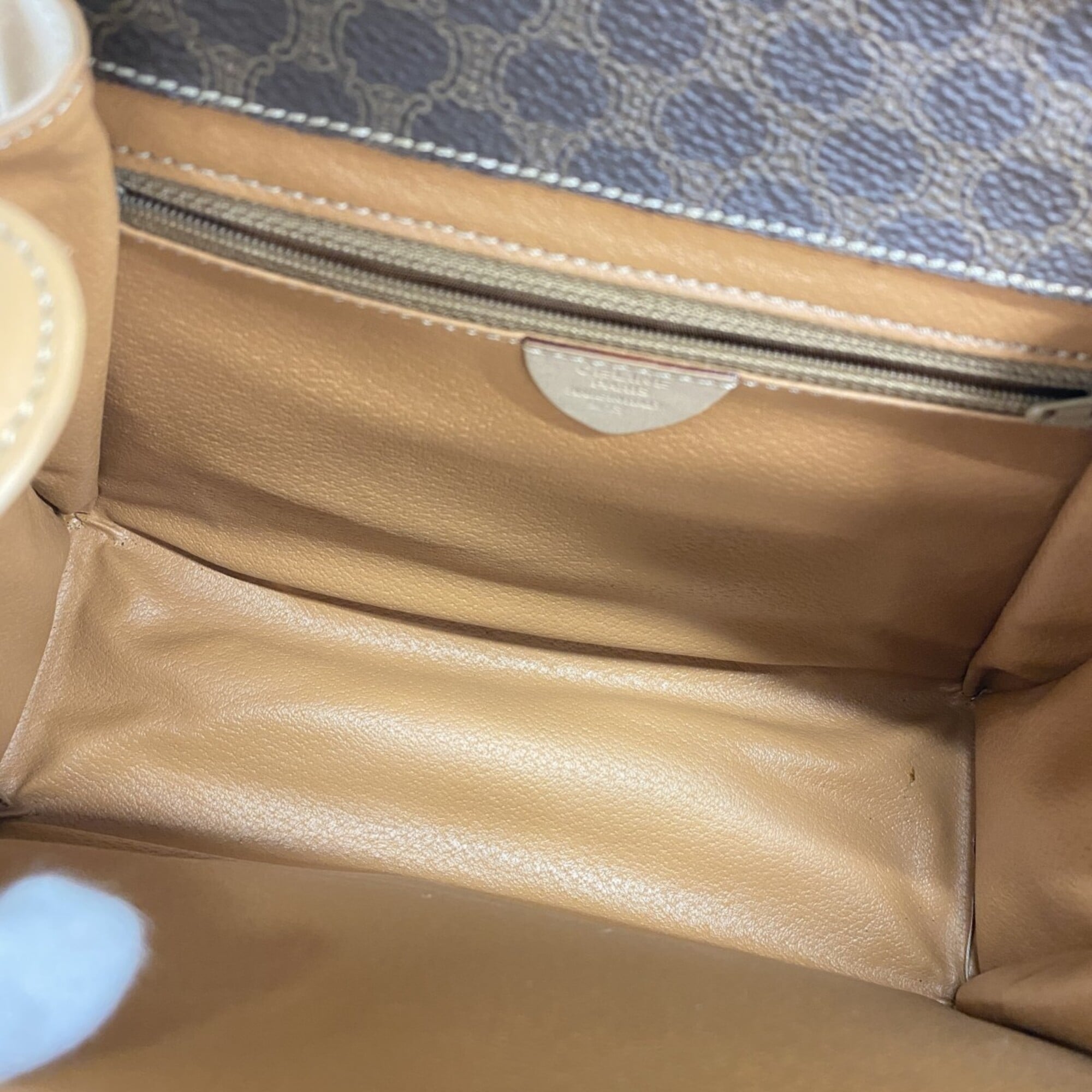 Celine Brown Pvc Handbag (Pre-Owned)