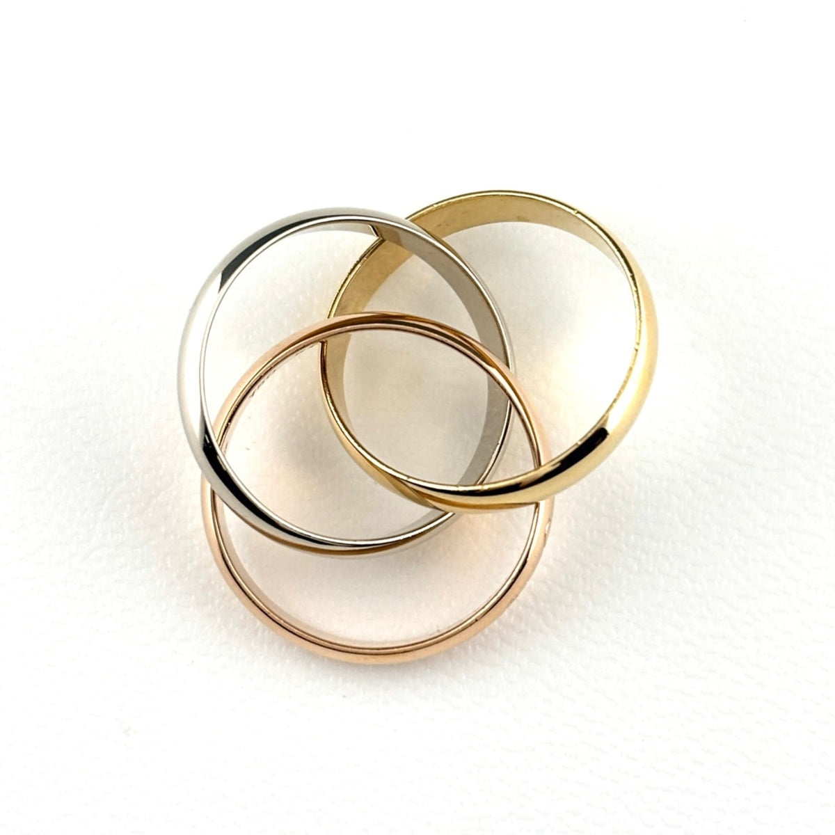 Cartier Yellow Gold (18K) Pink Gold (18K) White Gold (18K) Band Ring (Pre-Owned)