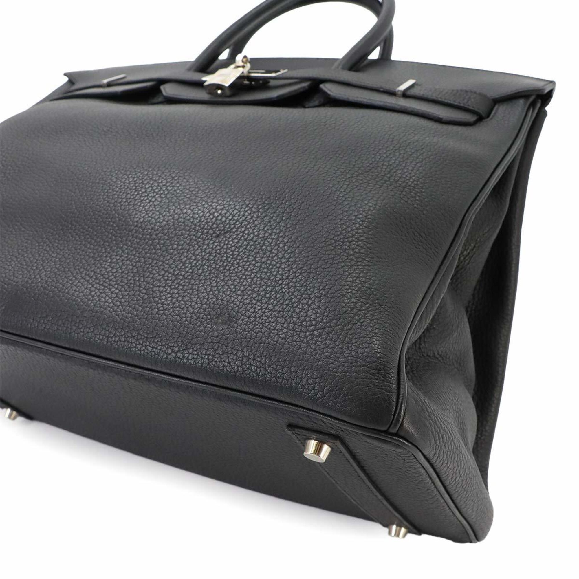 Hermes Black Togo Leather Handbag (Pre-Owned)