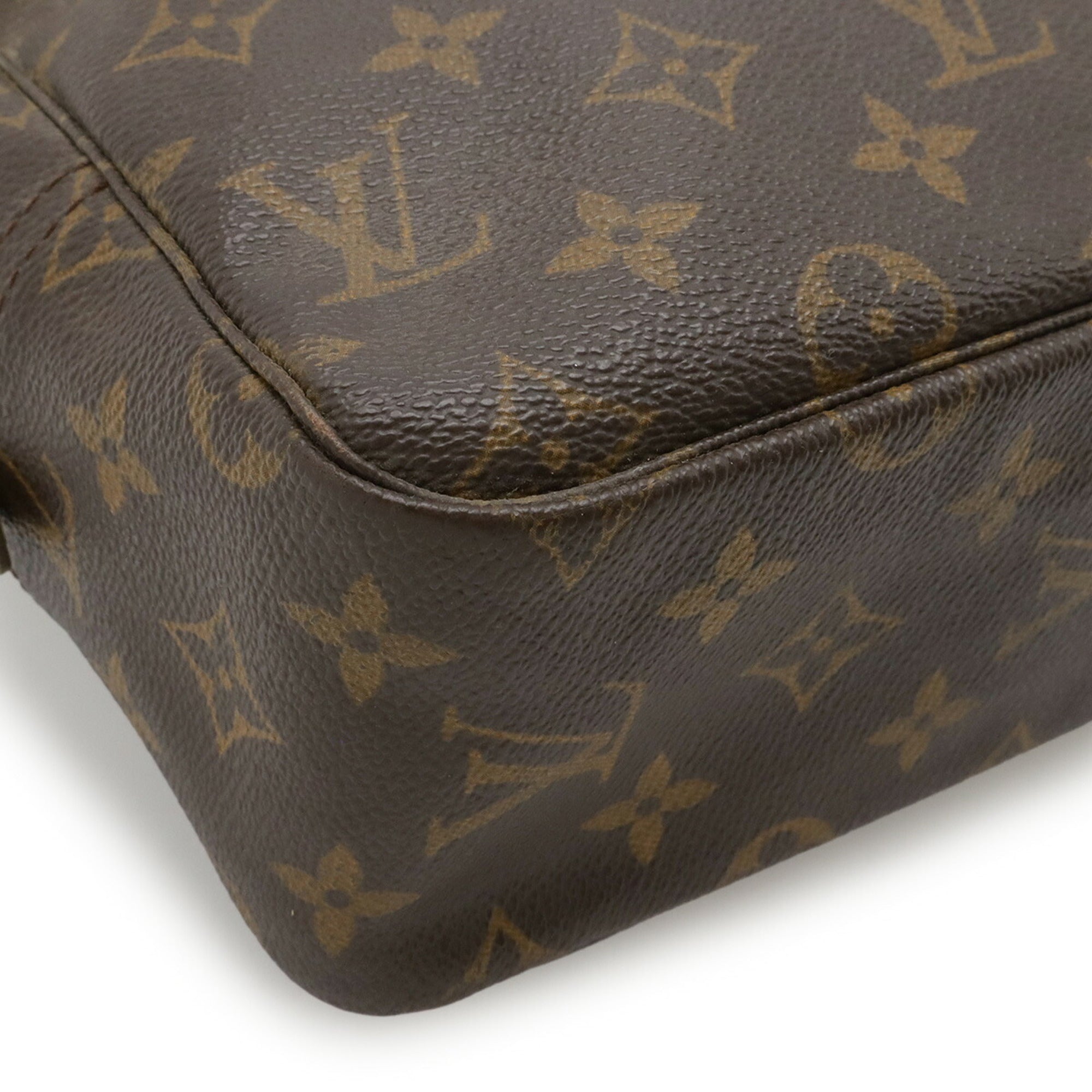 Louis Vuitton Brown Monogram Clutch Bag Pouch (Pre-Owned)