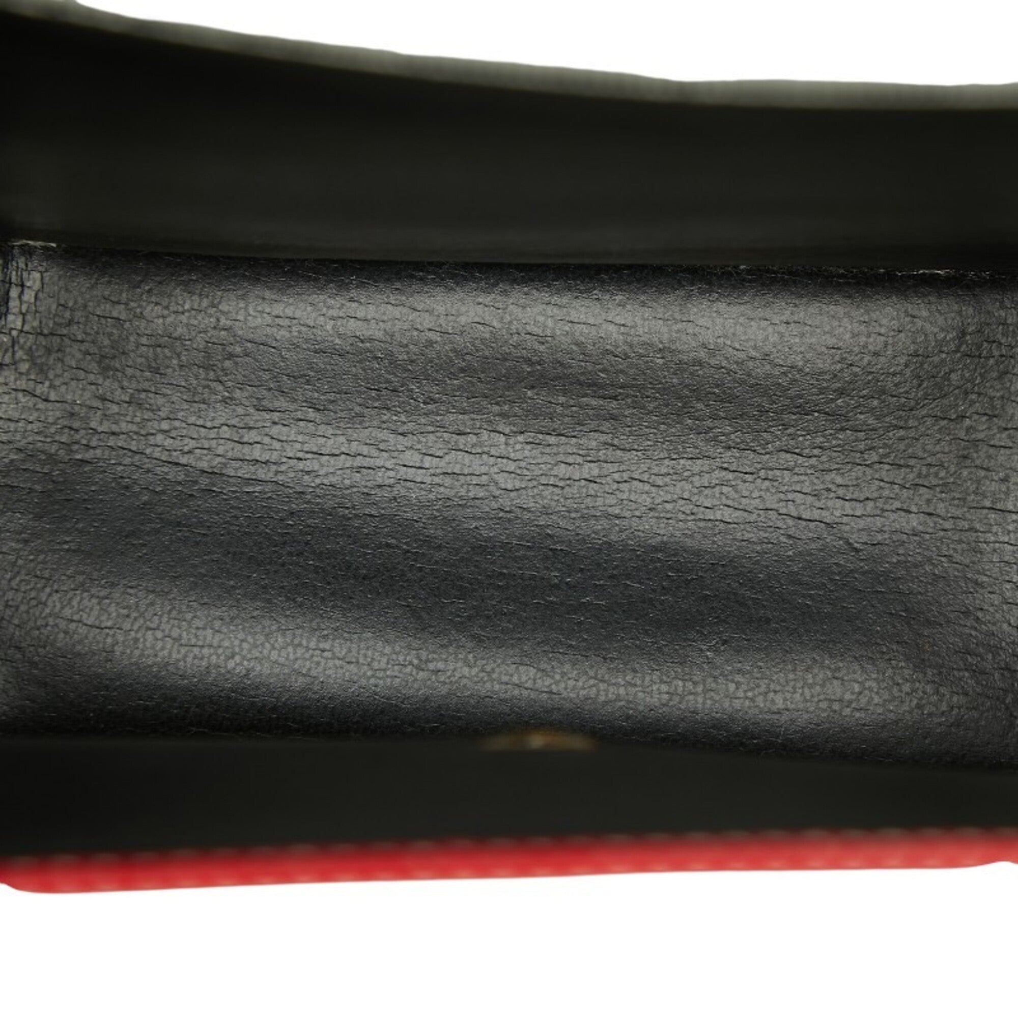 Christian Dior Red Color Leather Handbag Shoulder Bag (Pre-Owned)